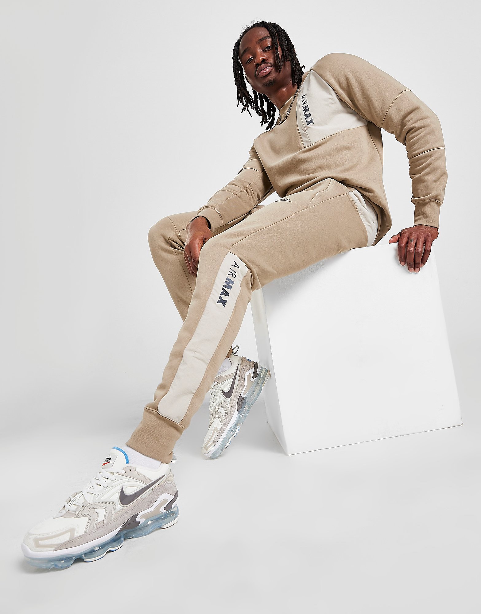 

Nike Air Max Fleece Joggers - Beige - Mens, Beige
