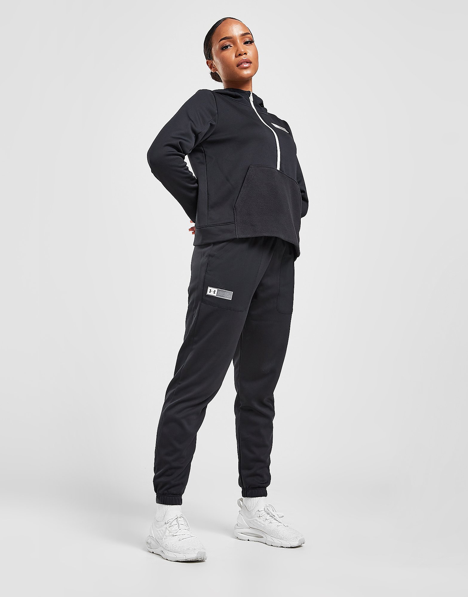 

Under Armour UA Armour Fleece Mix Joggers - Black - Womens, Black