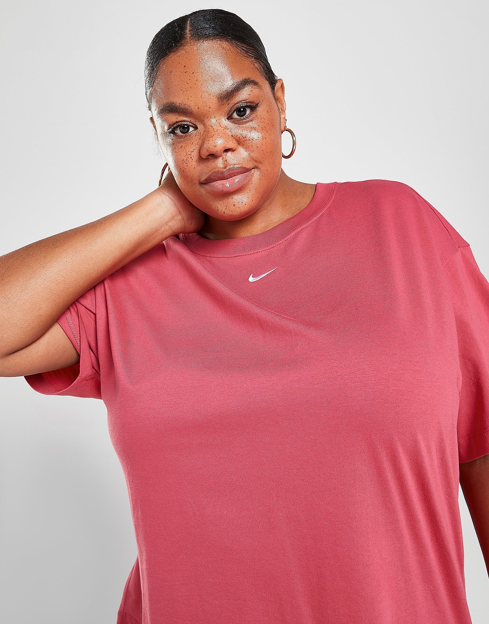 

Nike Plus Size Boyfriend T-Shirt - Gypsy Rose/White - Womens, Gypsy Rose/White