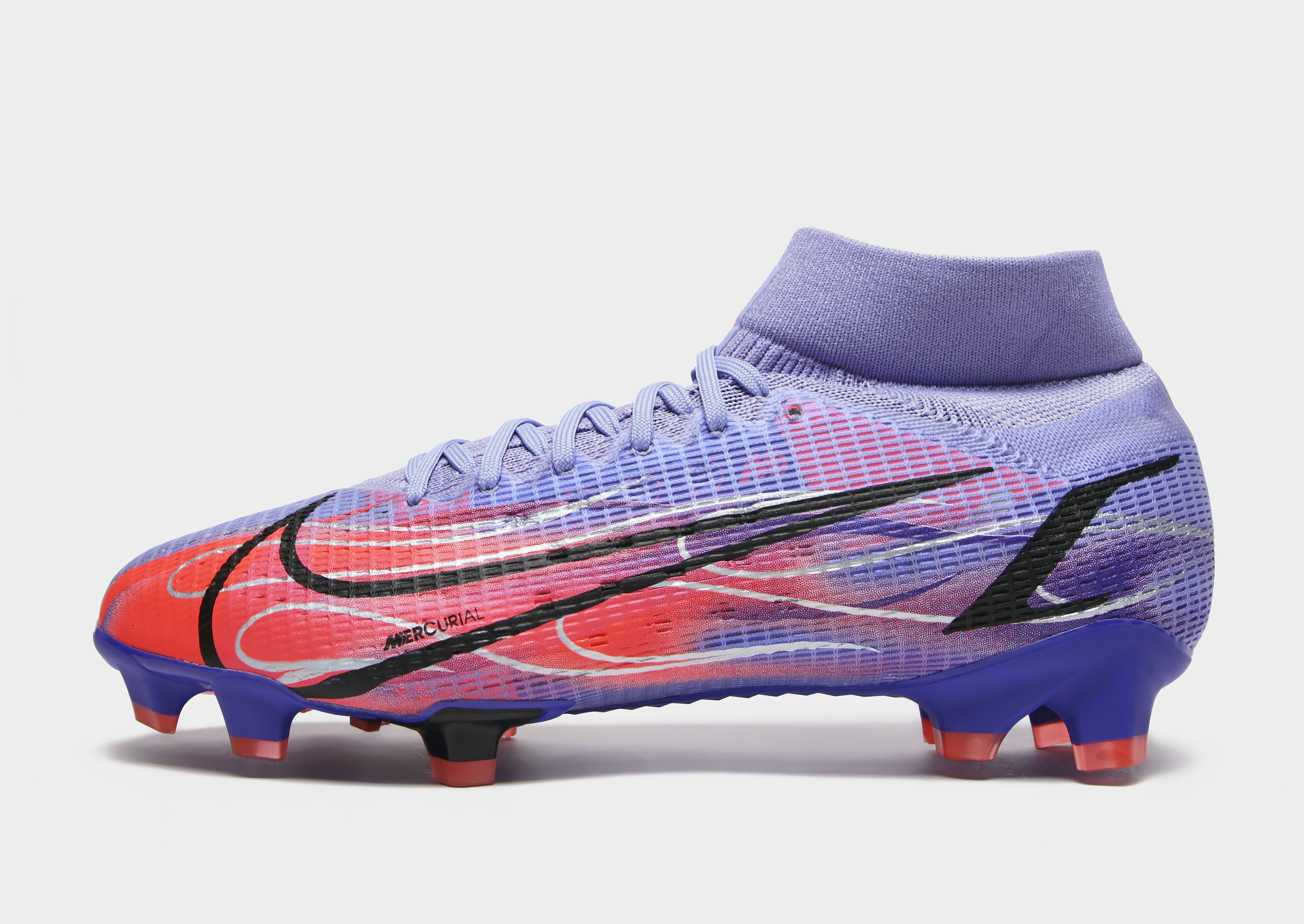 Nike KM Flames Mercurial Superfly Pro KM FG - Purple - Womens, Purple