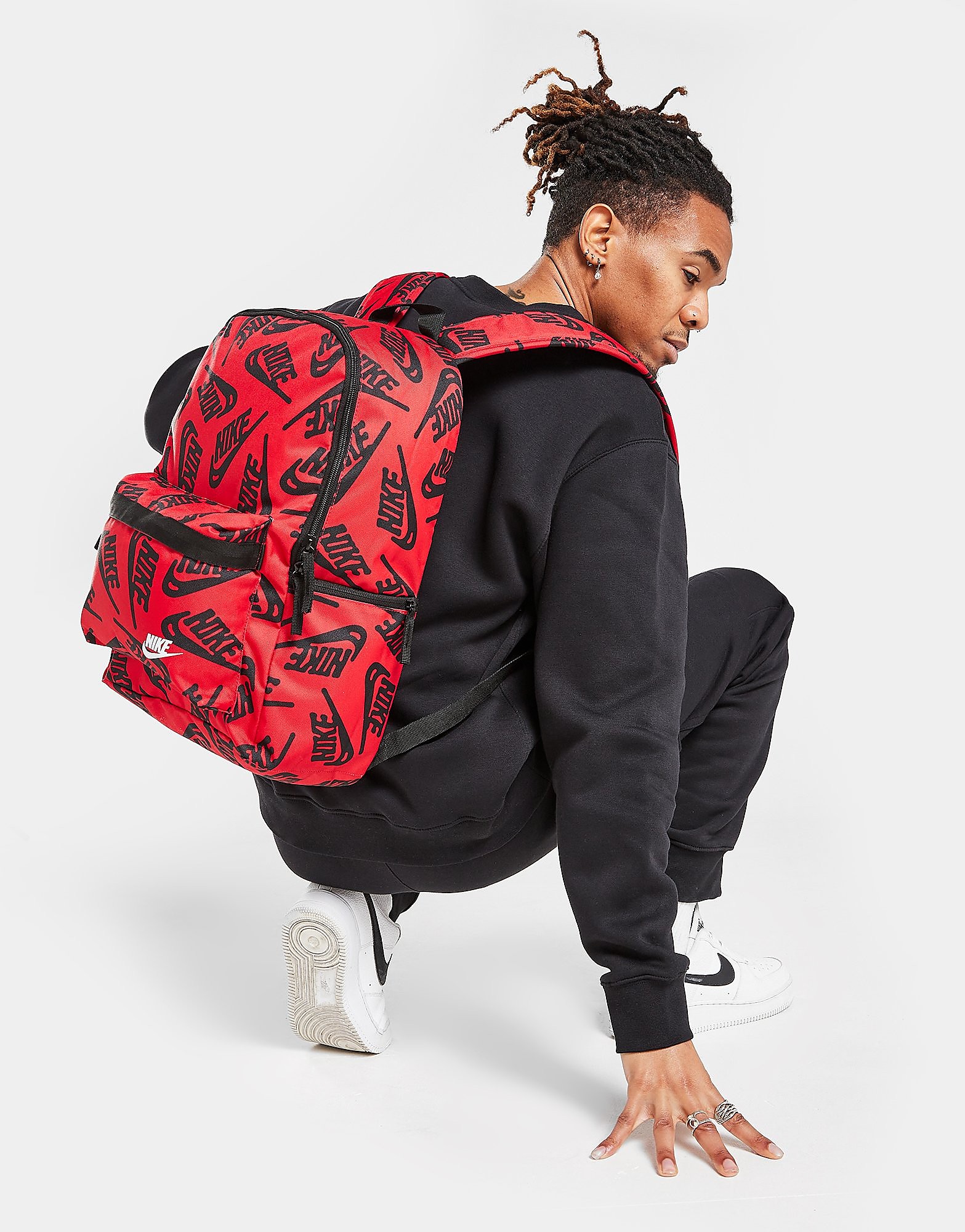 

Nike Heritage GFX Backpack - Red - Womens, Red