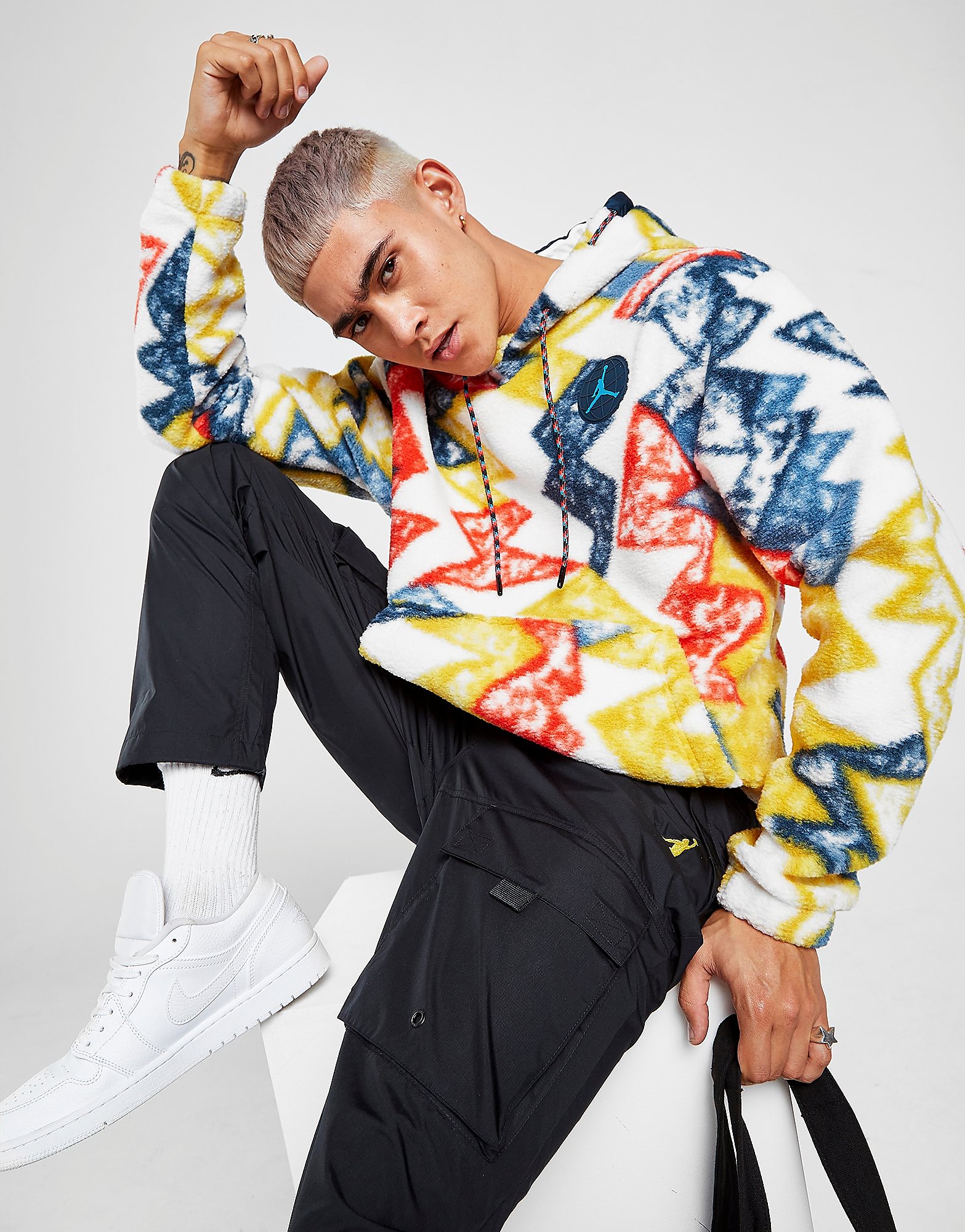 

Jordan Essential Statement Fleece Hoodie - Multi Coloured - Mens, Multi Coloured