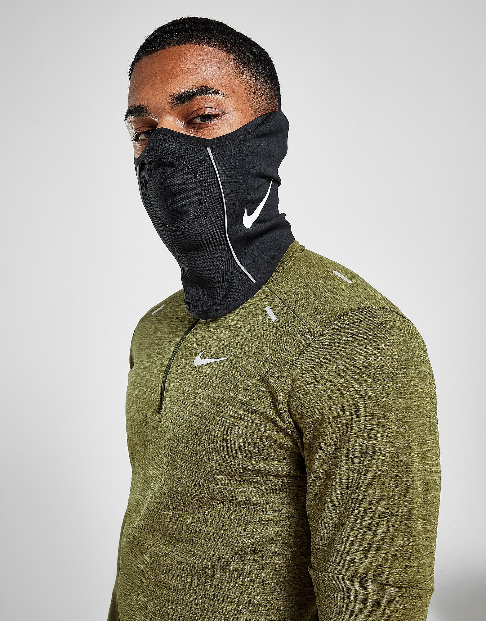 

Nike Strike Winter Warrior Snood - Black/Black/White/White - Mens, Black/Black/White/White