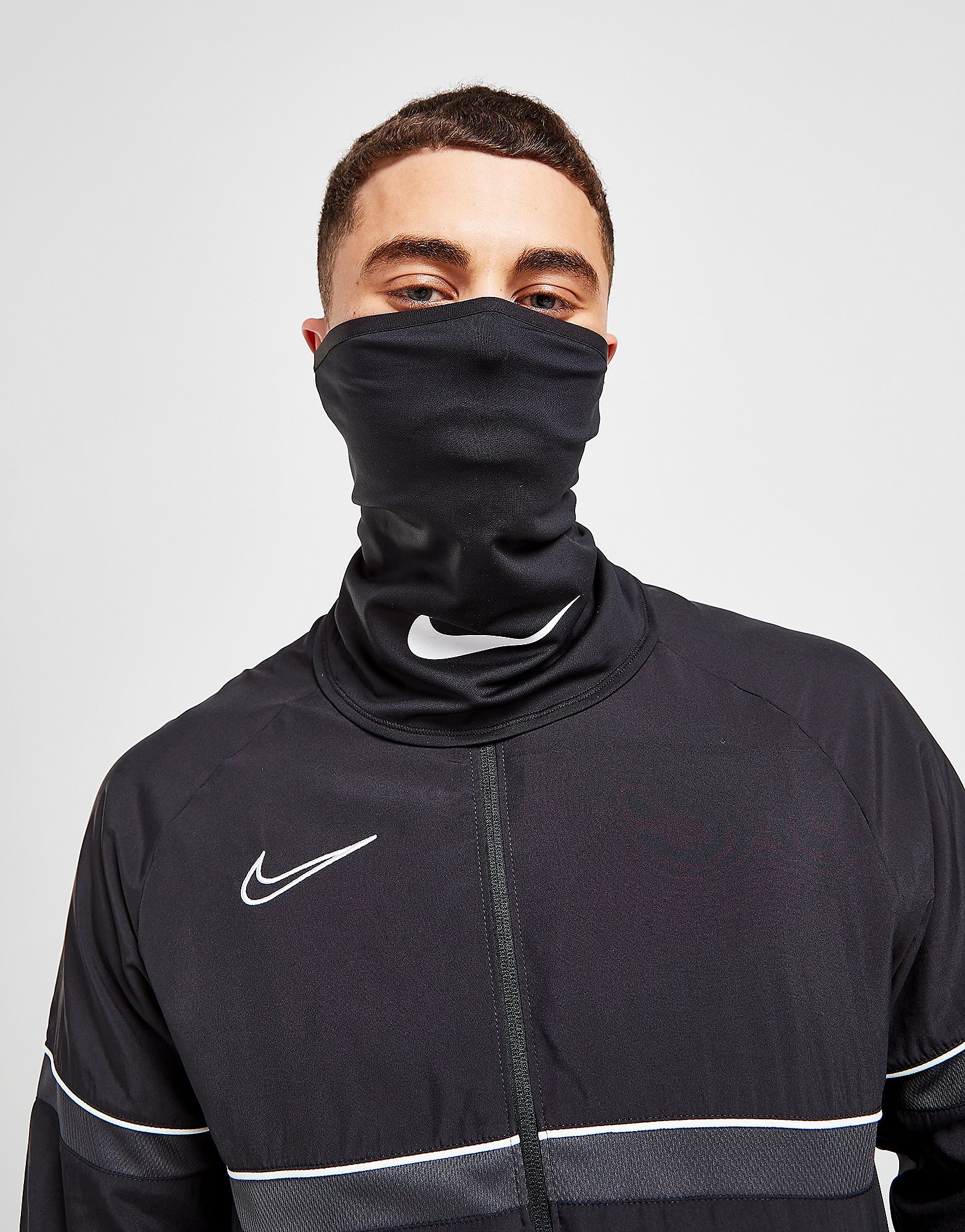 

Nike F.C. Neck Warmer Snood - Black/White - Womens, Black/White