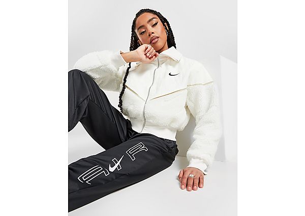 Nike Veste en tissu Fleece Nike Sportswear Icon Clash pour Femme - Sail/Sail/Rattan/Black, Sail/Sail/Rattan/Black