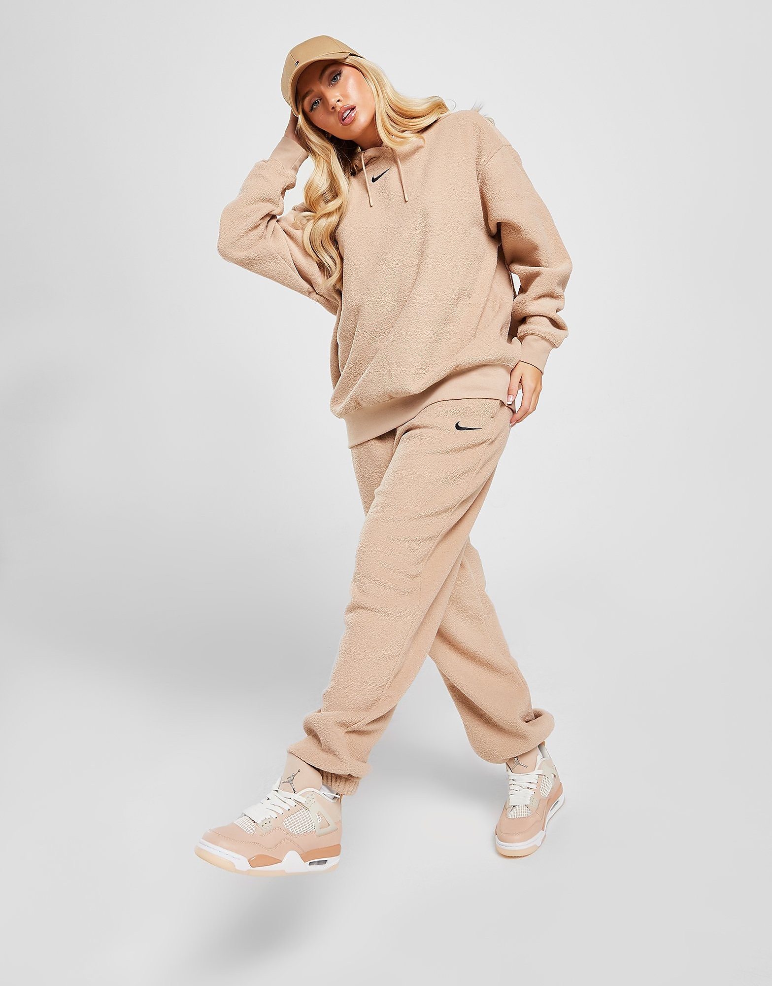 

Nike Trend Plush Joggers - Hemp/Black - Womens, Hemp/Black