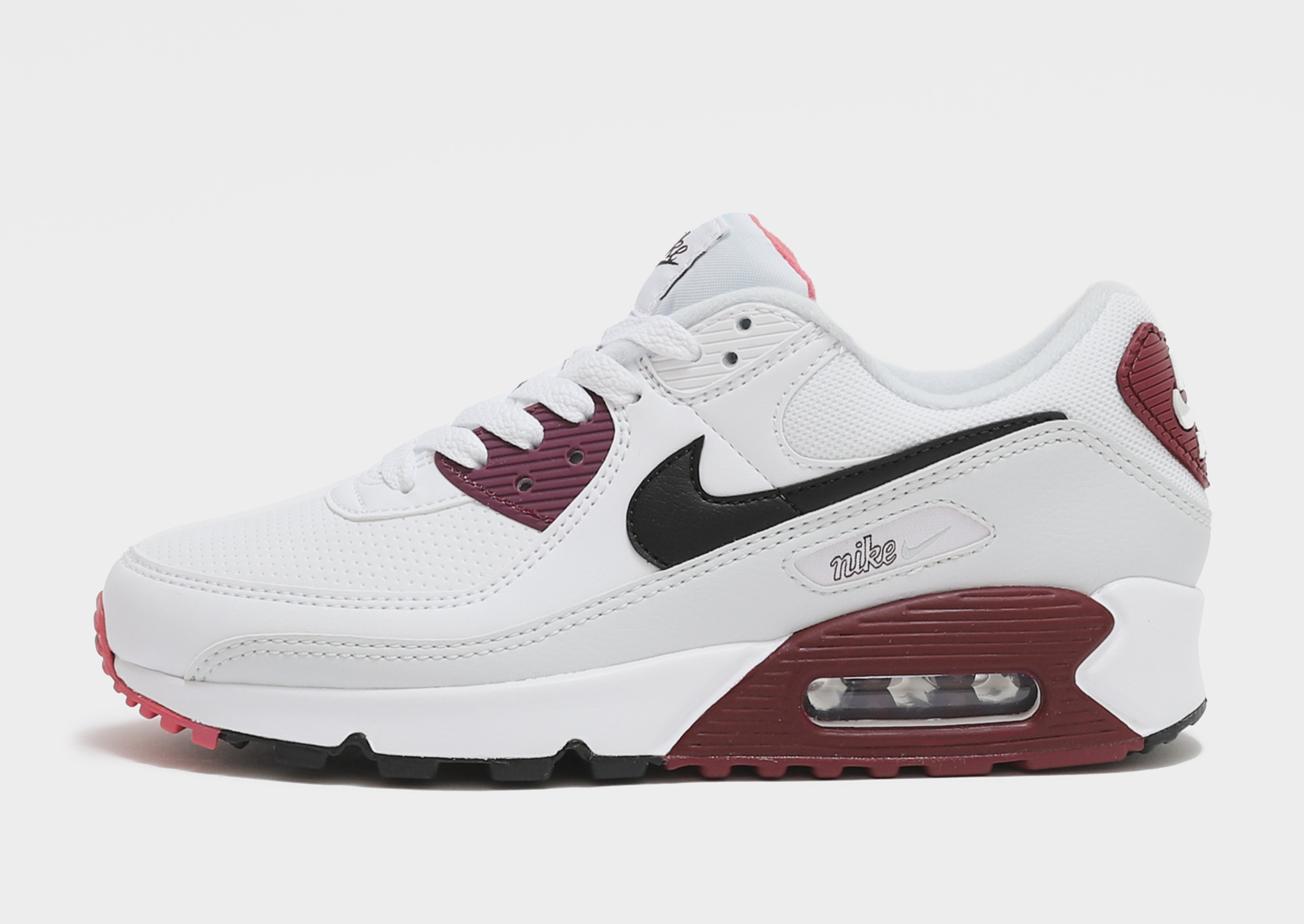 

Nike Air Max 90 Women's - White/Dark Beetroot/Gypsy Rose/Black/Red, White/Dark Beetroot/Gypsy Rose/Black/Red