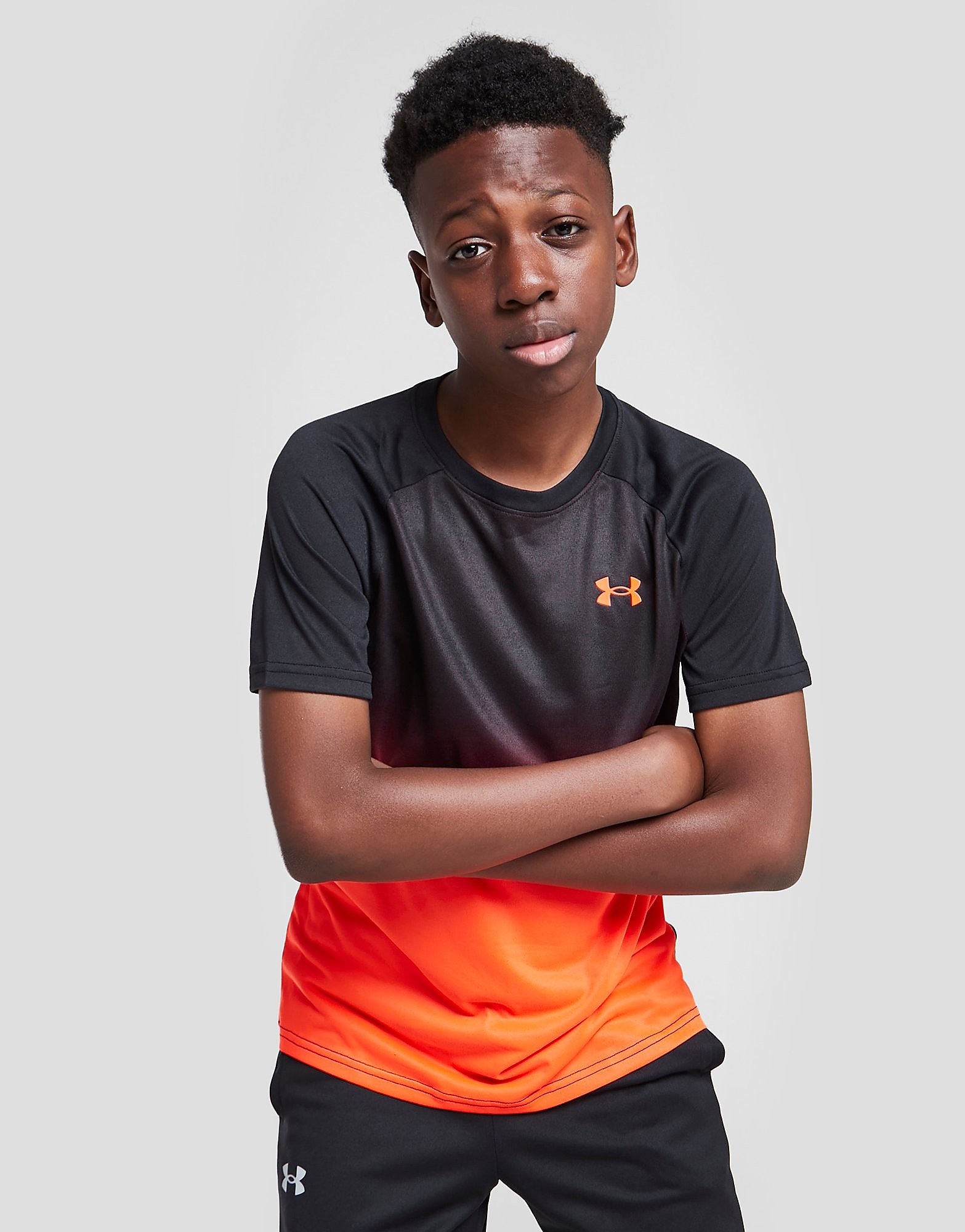 

Under Armour Tech Fade T-Shirt Junior - Only at JD - Black - Kids, Black