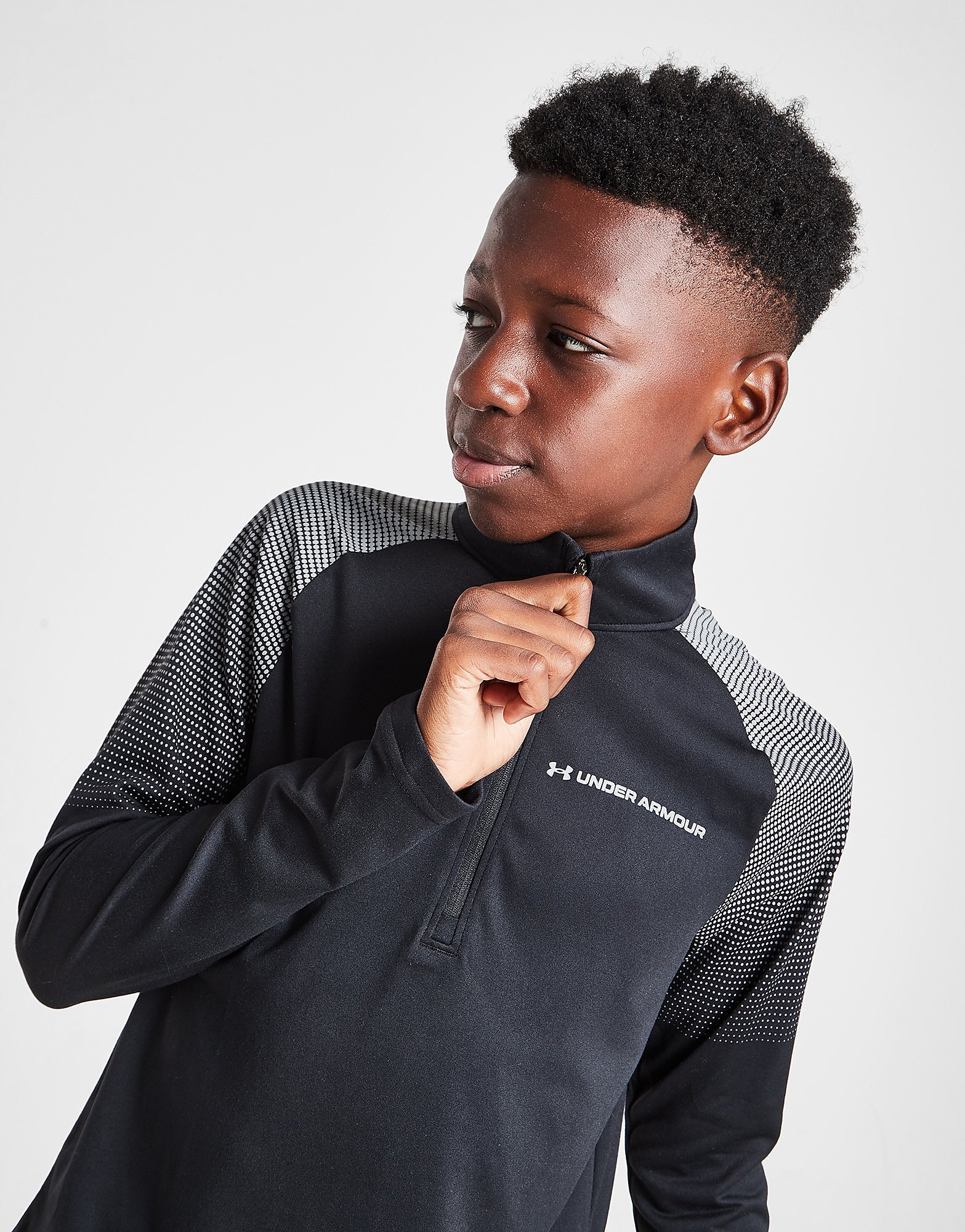 

Under Armour Tech 1/4 Zip Top Junior - Only at JD - Black - Kids, Black