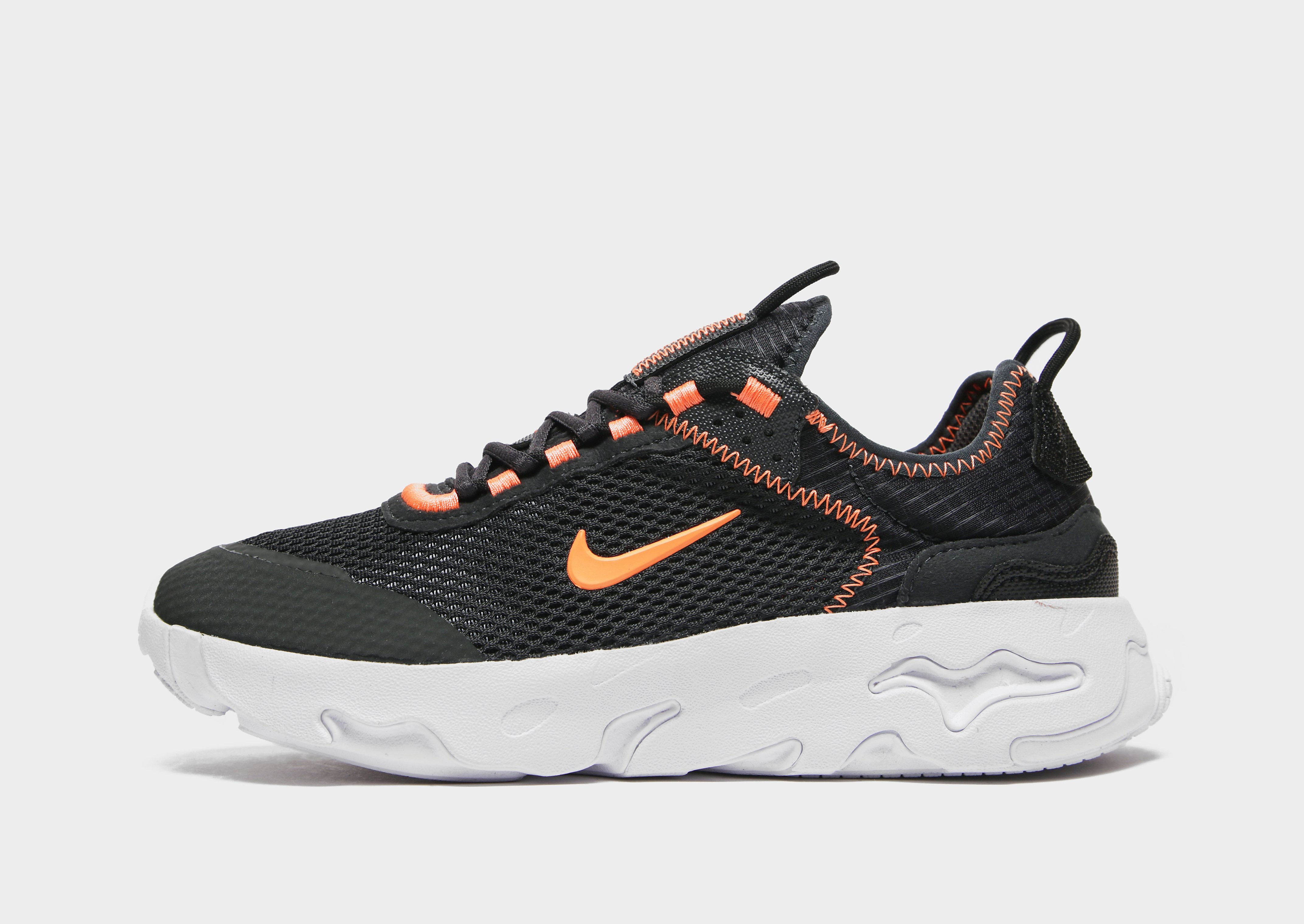 

Nike React Live Junior - Dark Smoke Grey/Black/Total Orange - Kids, Dark Smoke Grey/Black/Total Orange