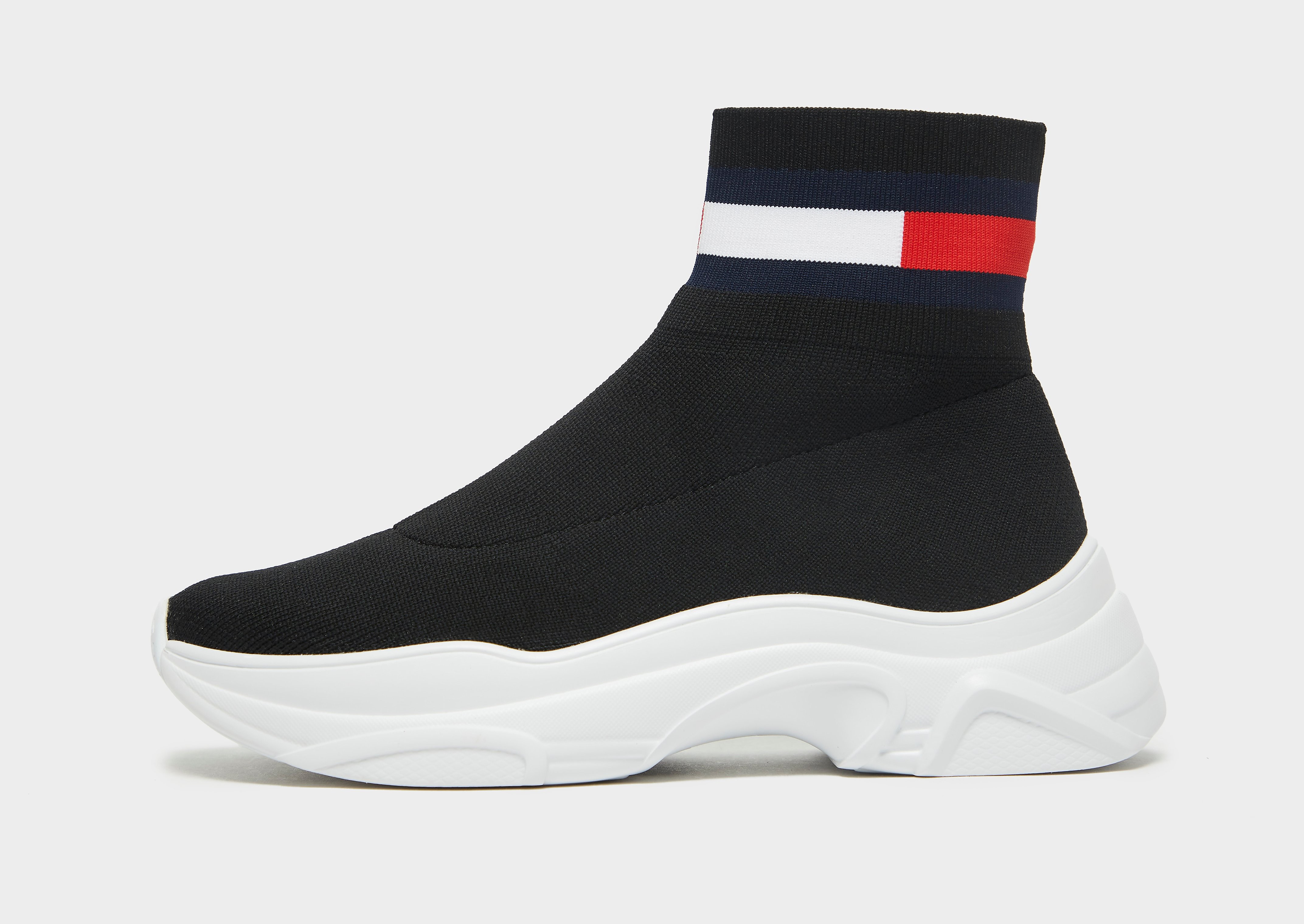 

Tommy Hilfiger Sock Trainers Women's - Black, Black