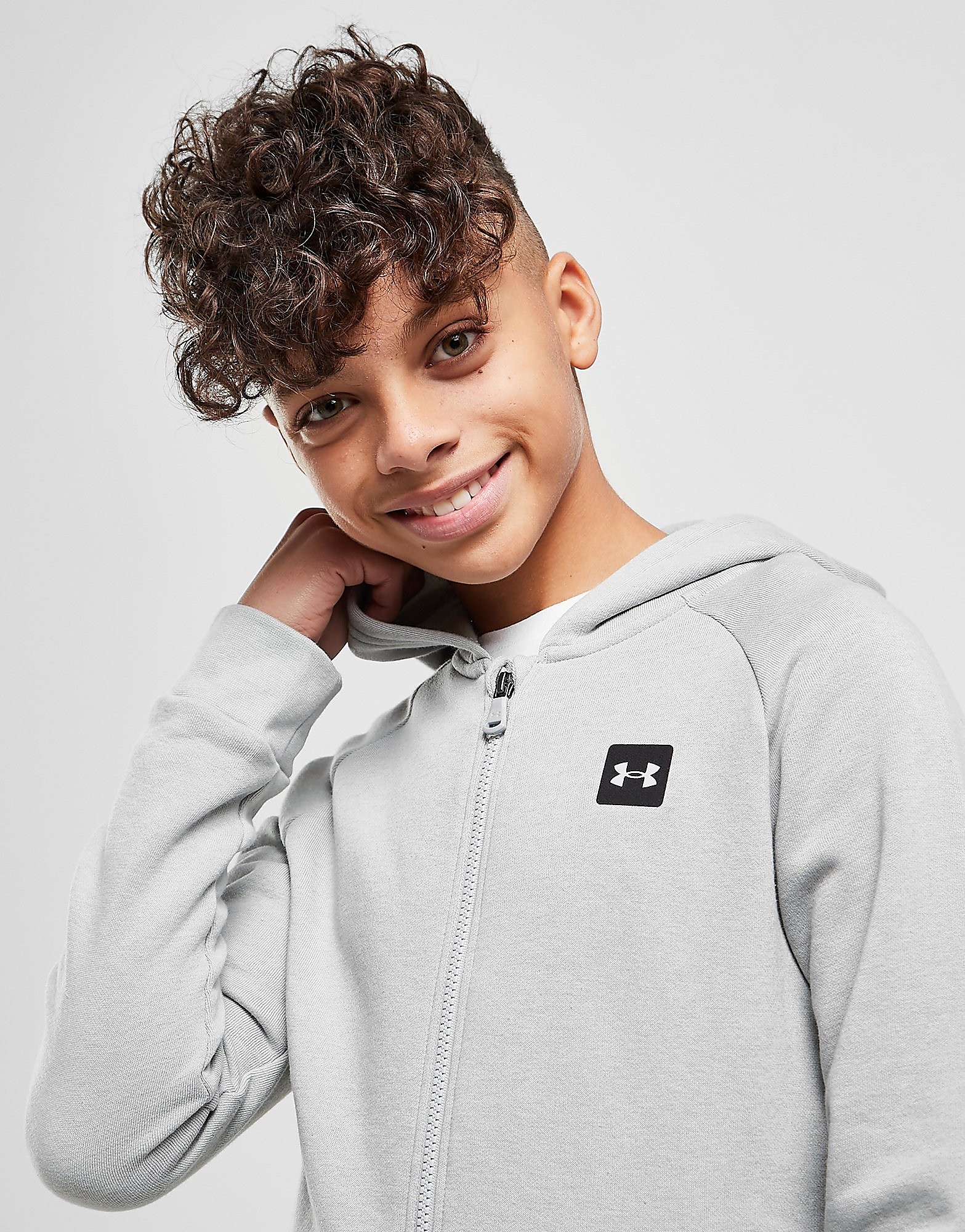 

Under Armour Rival Fleece Full Zip Hoodie Junior - Grey - Kids, Grey