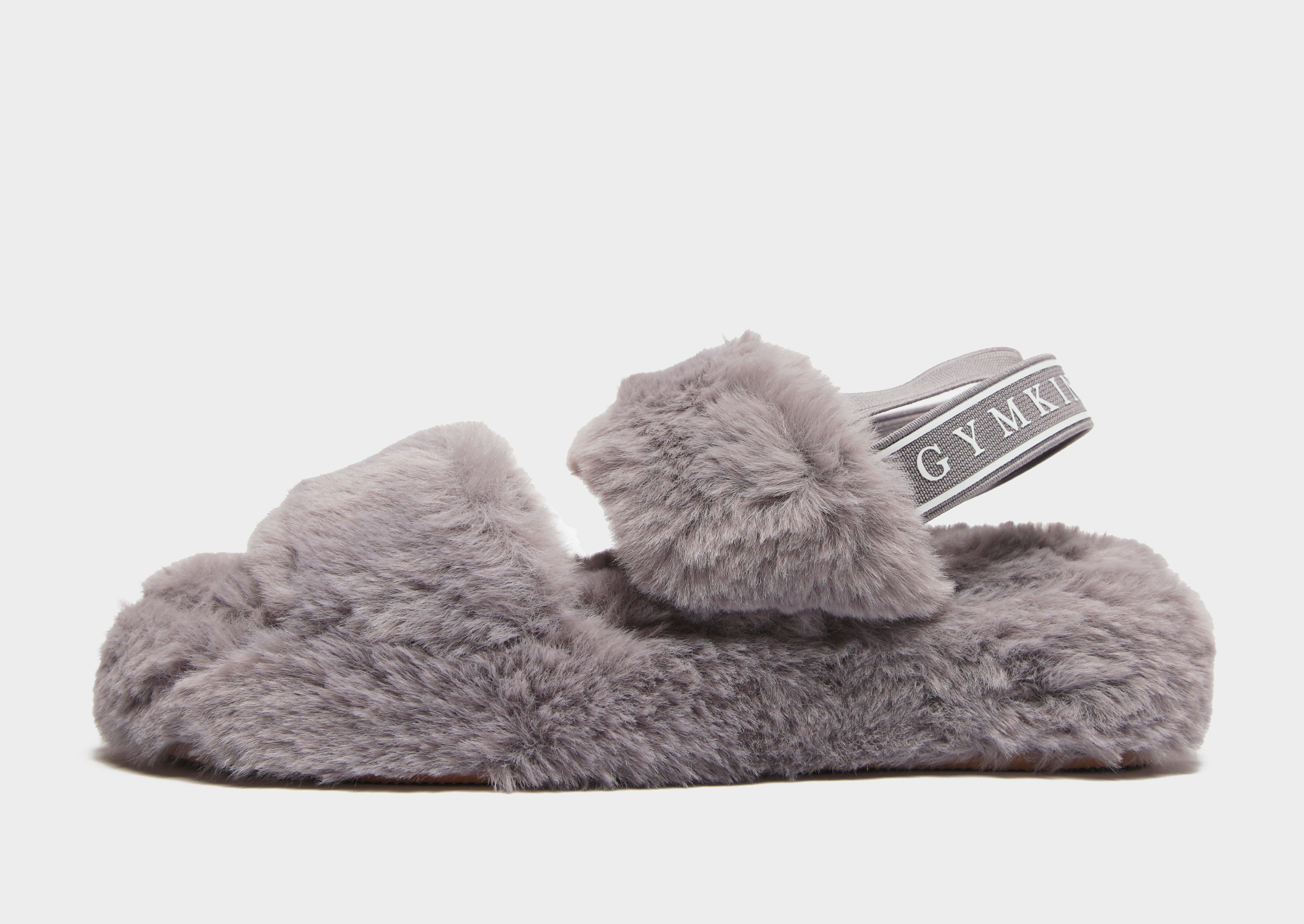 

Gym King Fur Slippers Women's - Grey, Grey