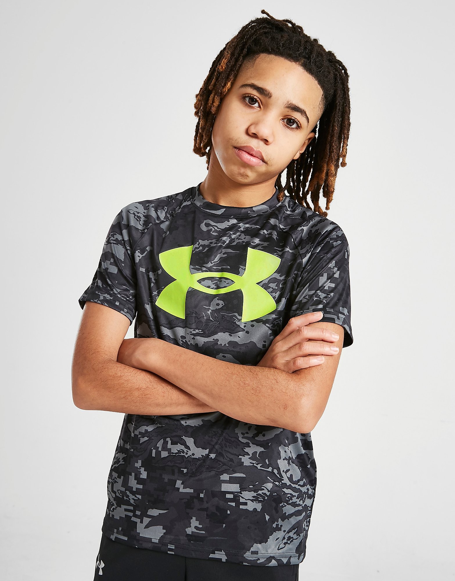 

Under Armour Tech Big Logo T-Shirt Junior - Black - Kids, Black