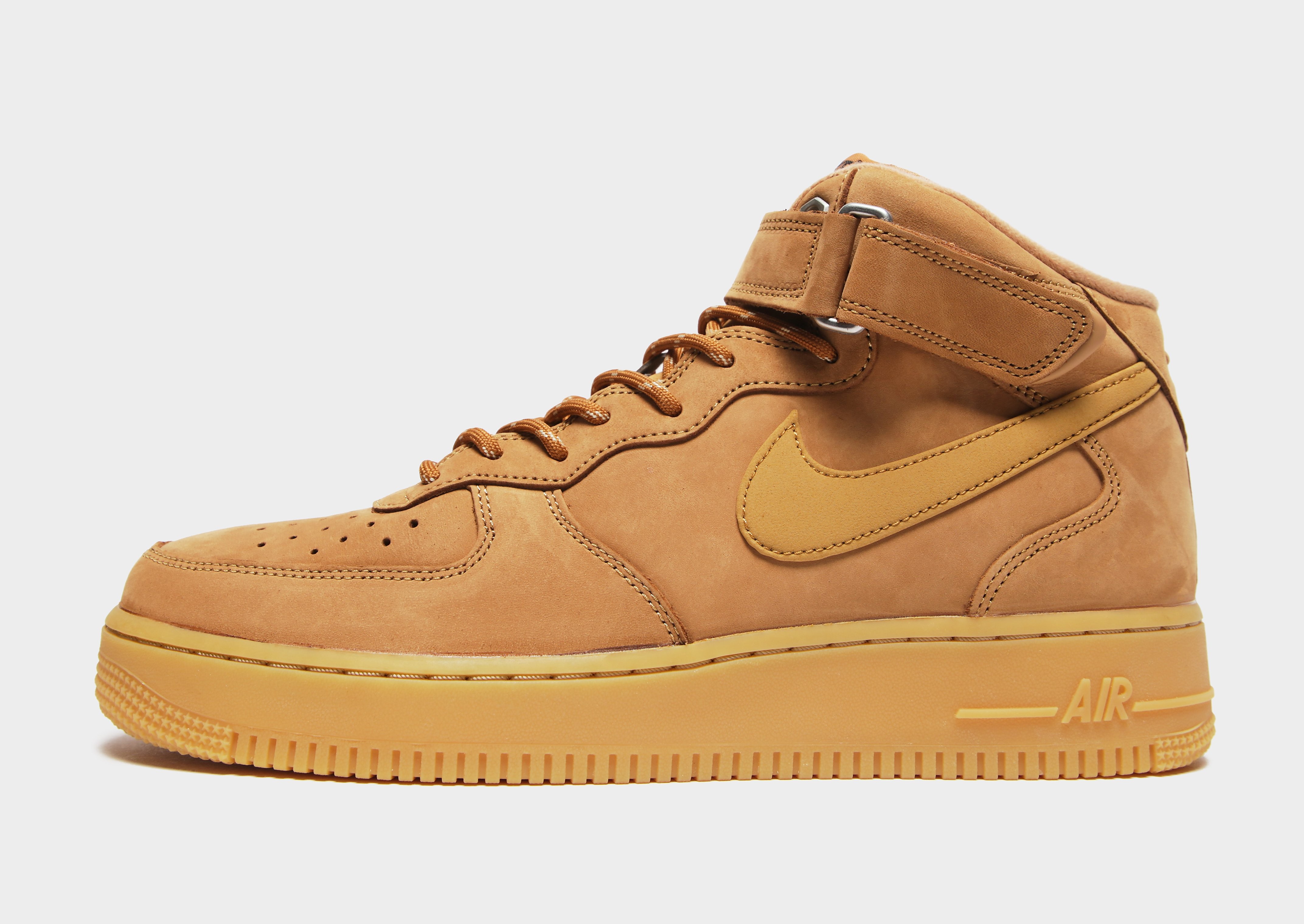 

Nike Air Force 1 Mid '07 - Brown/FLAX/WHEAT - Mens, Brown/FLAX/WHEAT