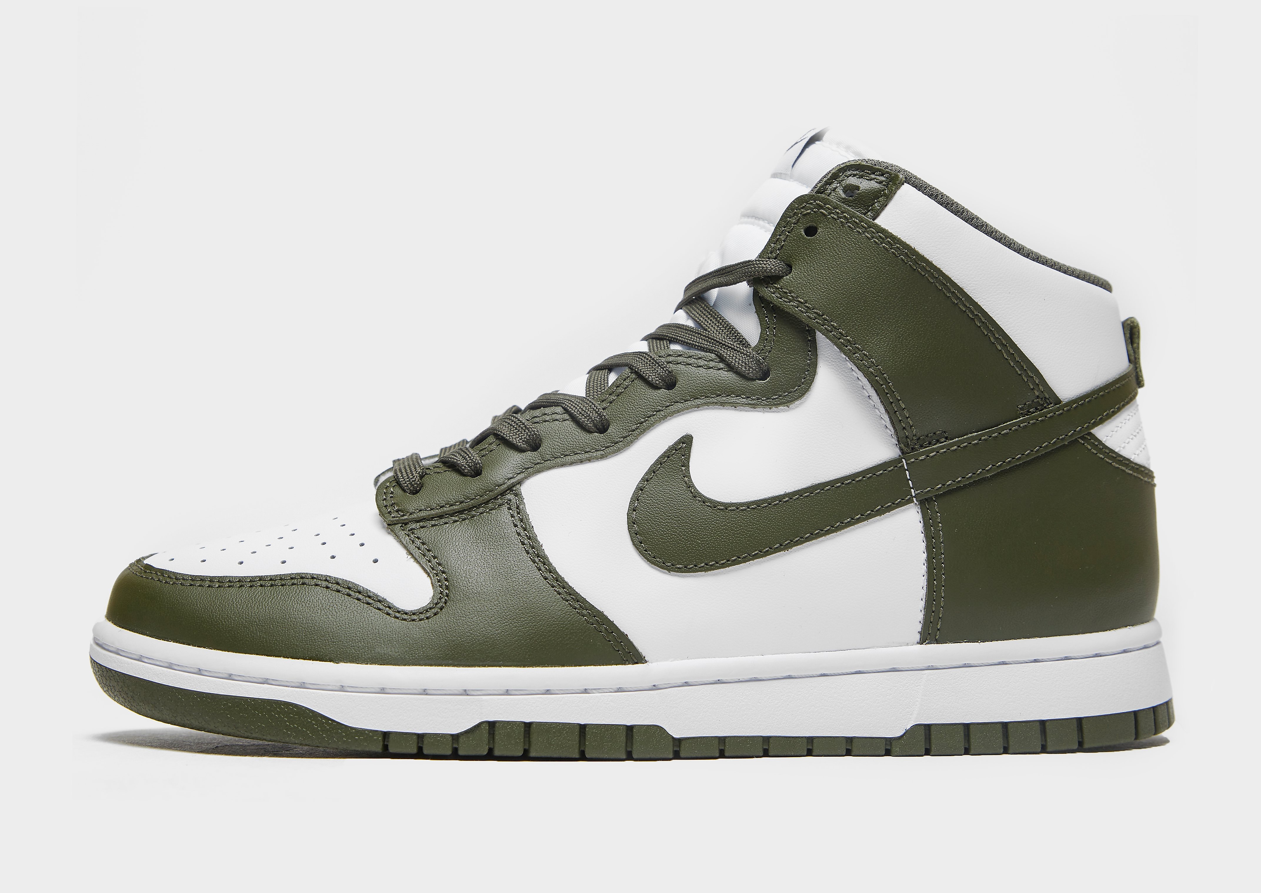 

Nike Dunk High Retro - White/Green - Mens, White/Green