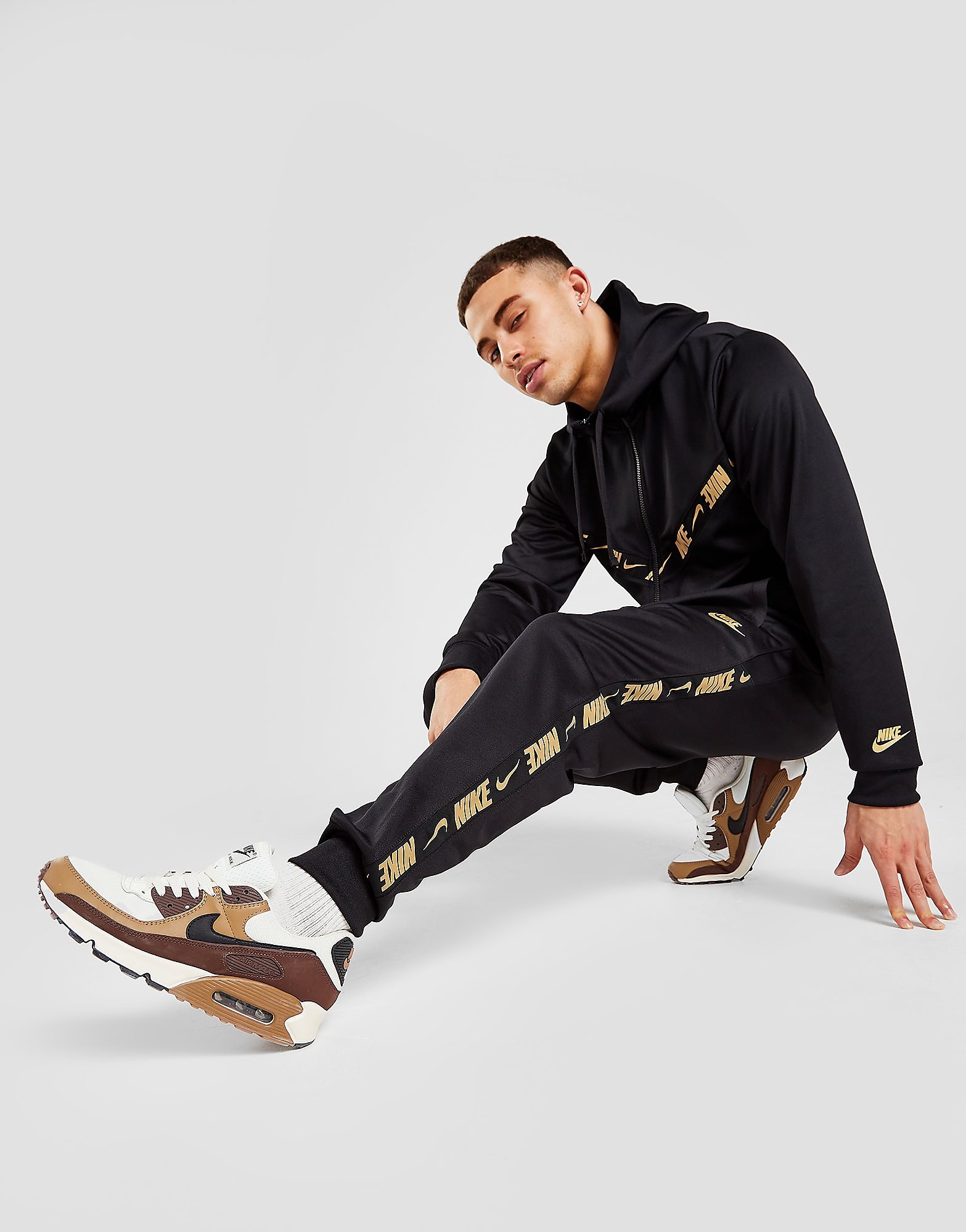 

Nike Repeat Tape Joggers - Black - Mens, Black