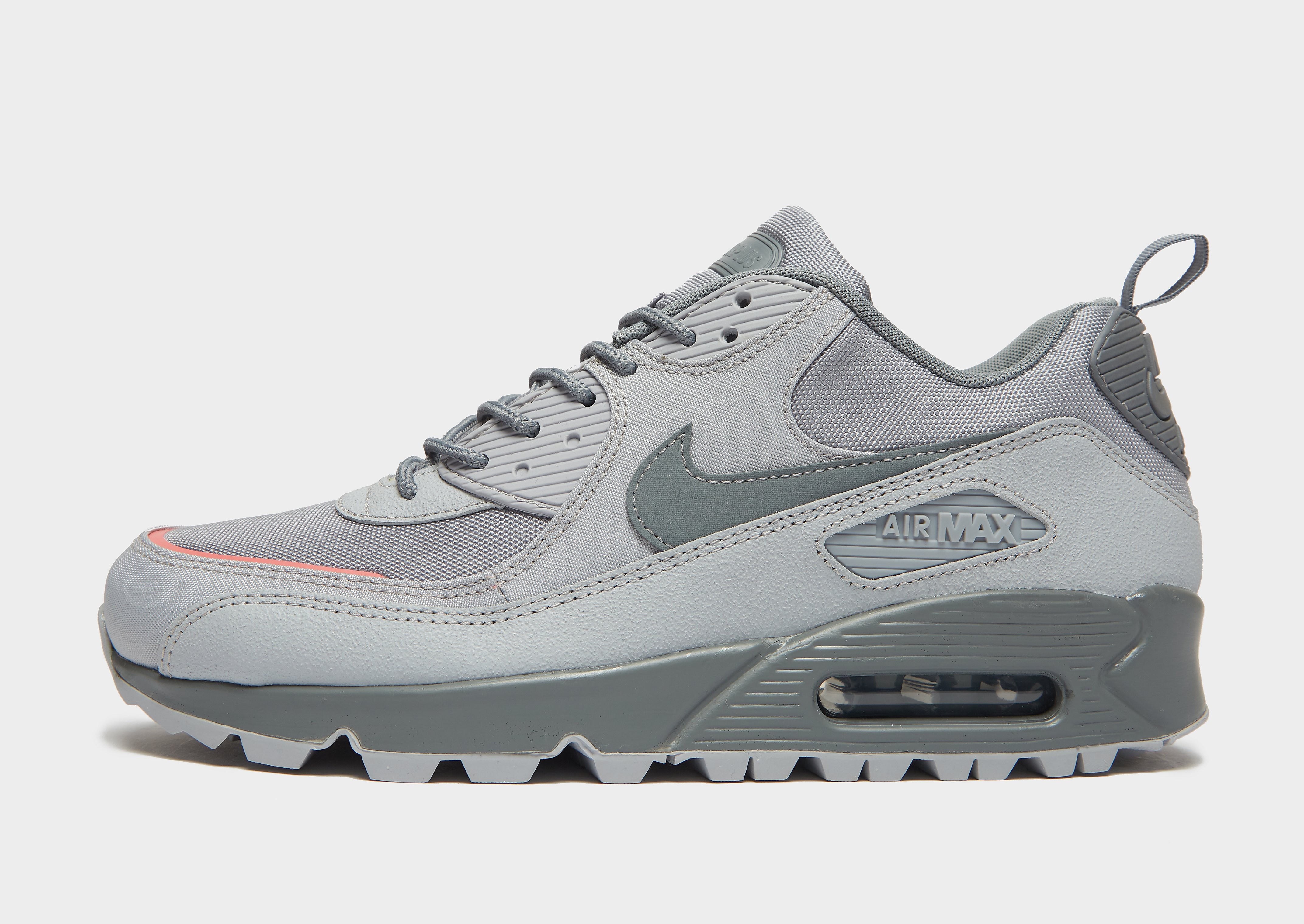 

Nike Air Max 90 Surplus - Wolf Grey/Pink Salt/Cool Grey - Mens, Wolf Grey/Pink Salt/Cool Grey