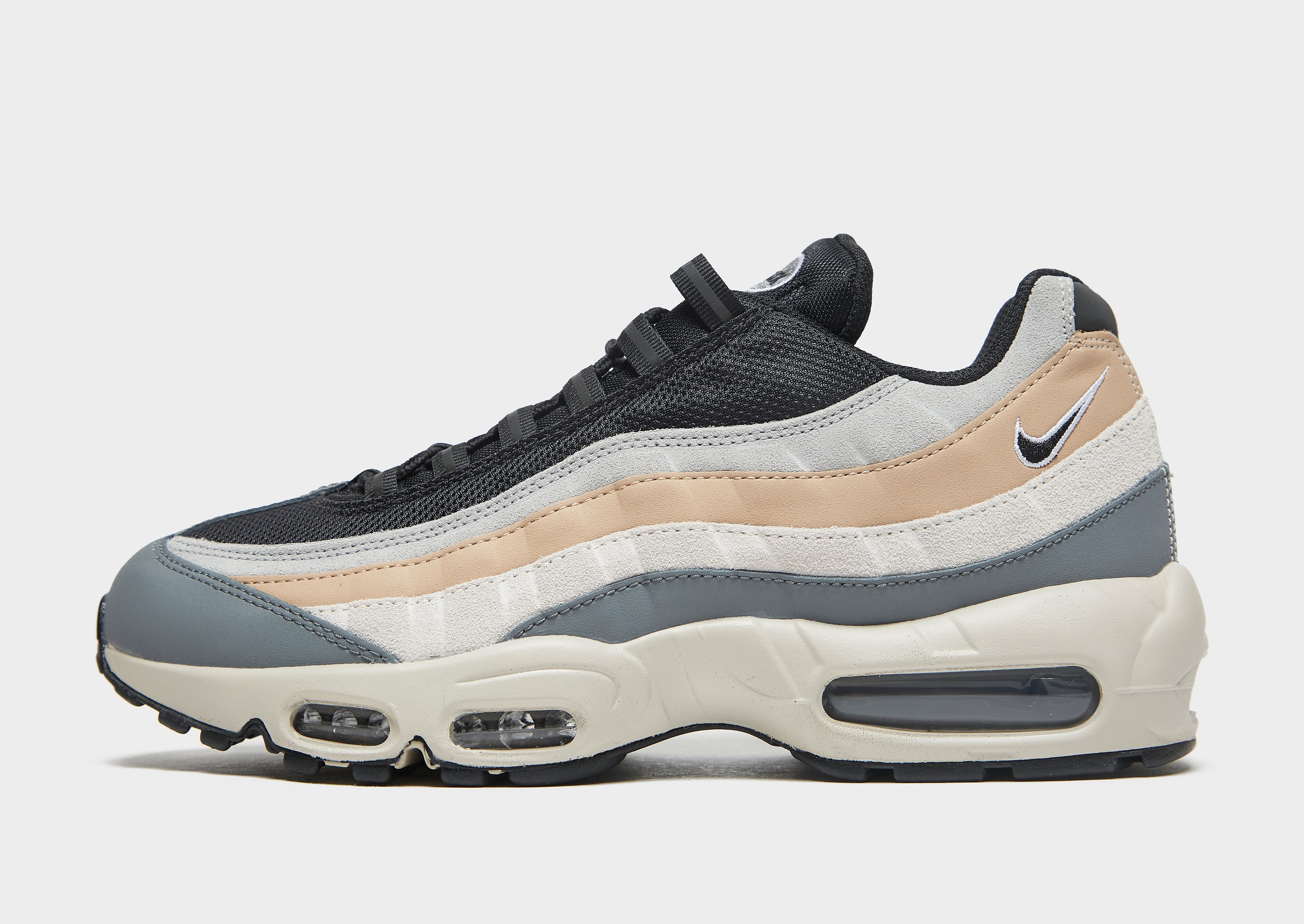 

Nike Air Max 95 - Smoke Grey/Light Smoke Grey/Hemp/Black/Black - Mens, Smoke Grey/Light Smoke Grey/Hemp/Black/Black