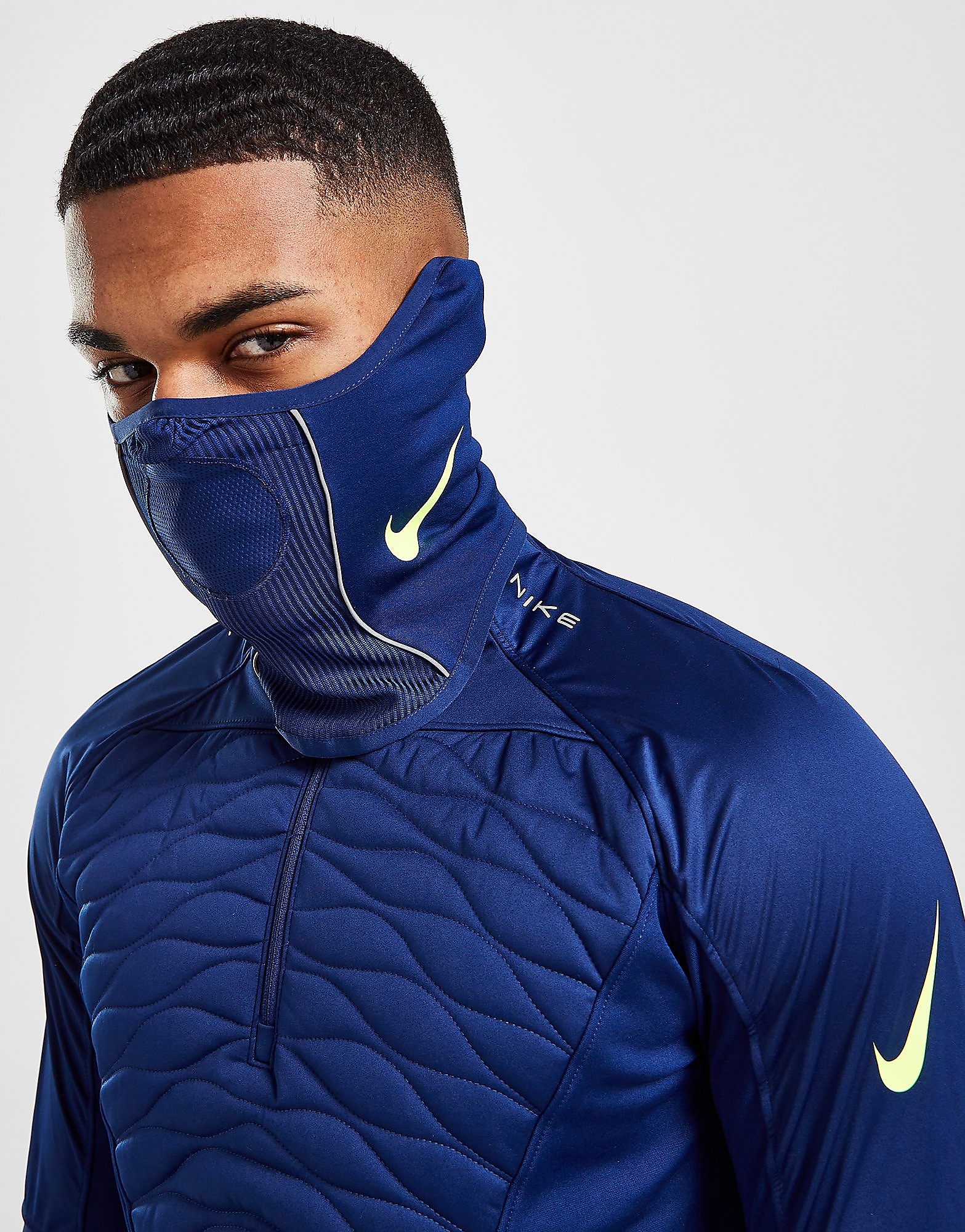 

Nike Strike Winter Warrior Snood - Blue Void/Volt/Volt - Womens, Blue Void/Volt/Volt
