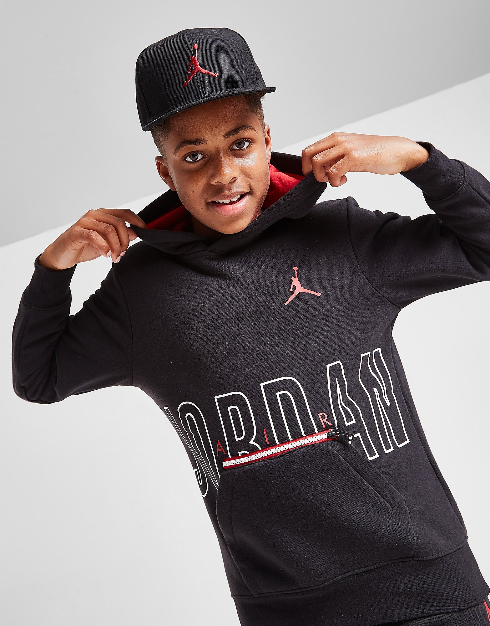 

Jordan Air Utility Overhead Hoodie Junior - Black - Kids, Black