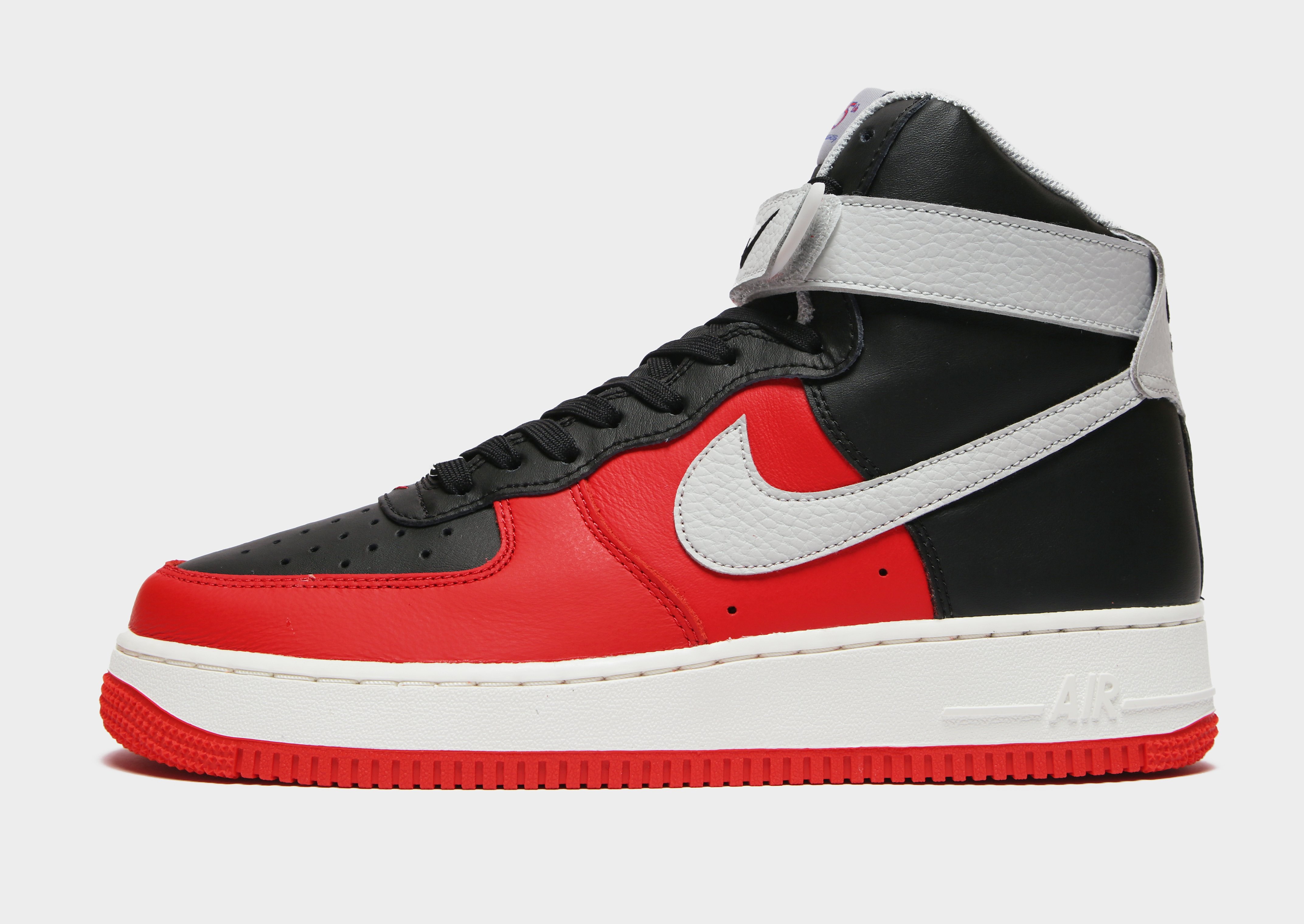 

Nike x NBA Air Force 1 High '07 LV8 '75th Anniversary' - Black/Chile Red/Sail/Grey Fog/Black - Mens, Black/Chile Red/Sail/Grey Fog/Black