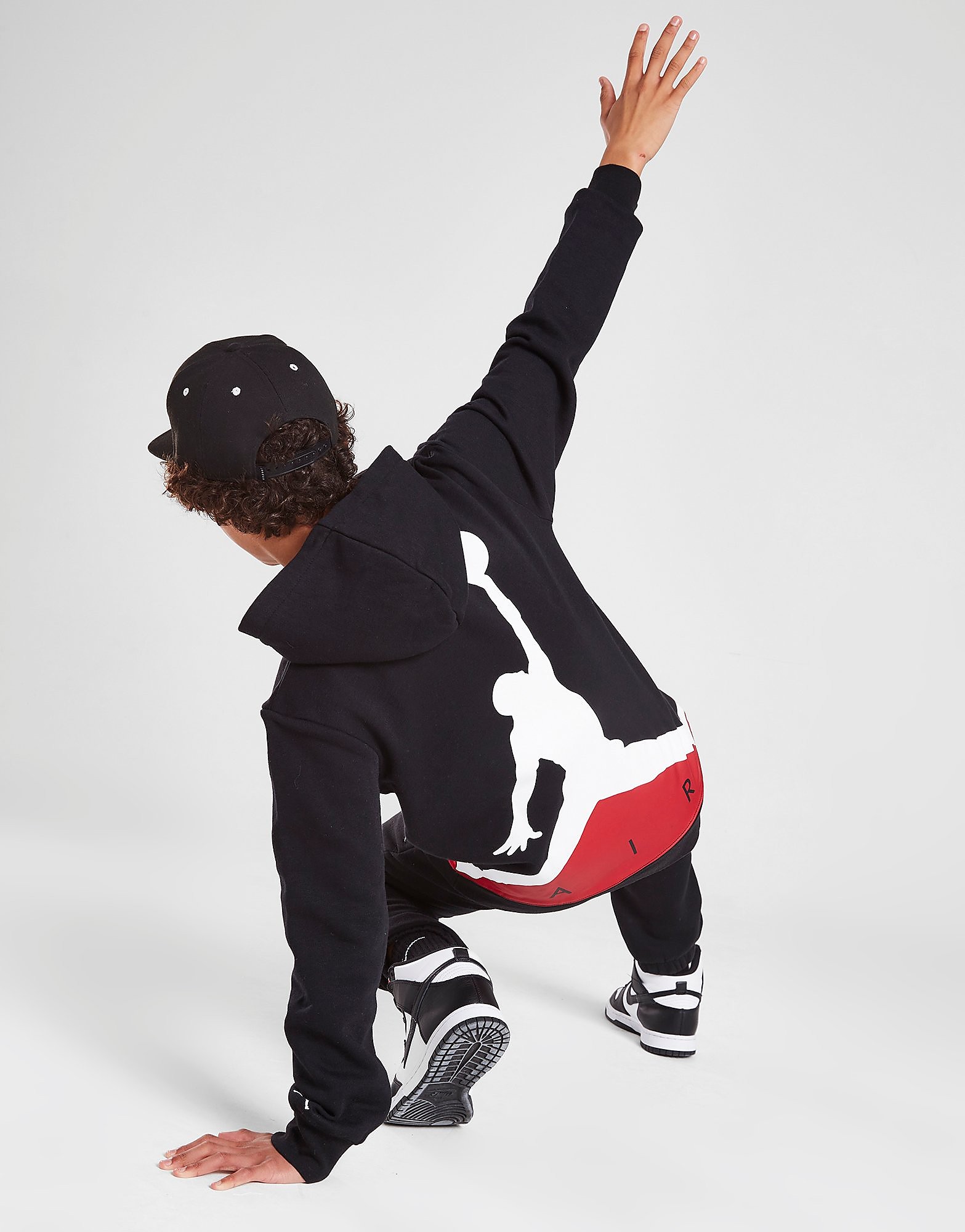 

Jordan Wild Utility Pullover Hoodie Junior - Black - Kids, Black