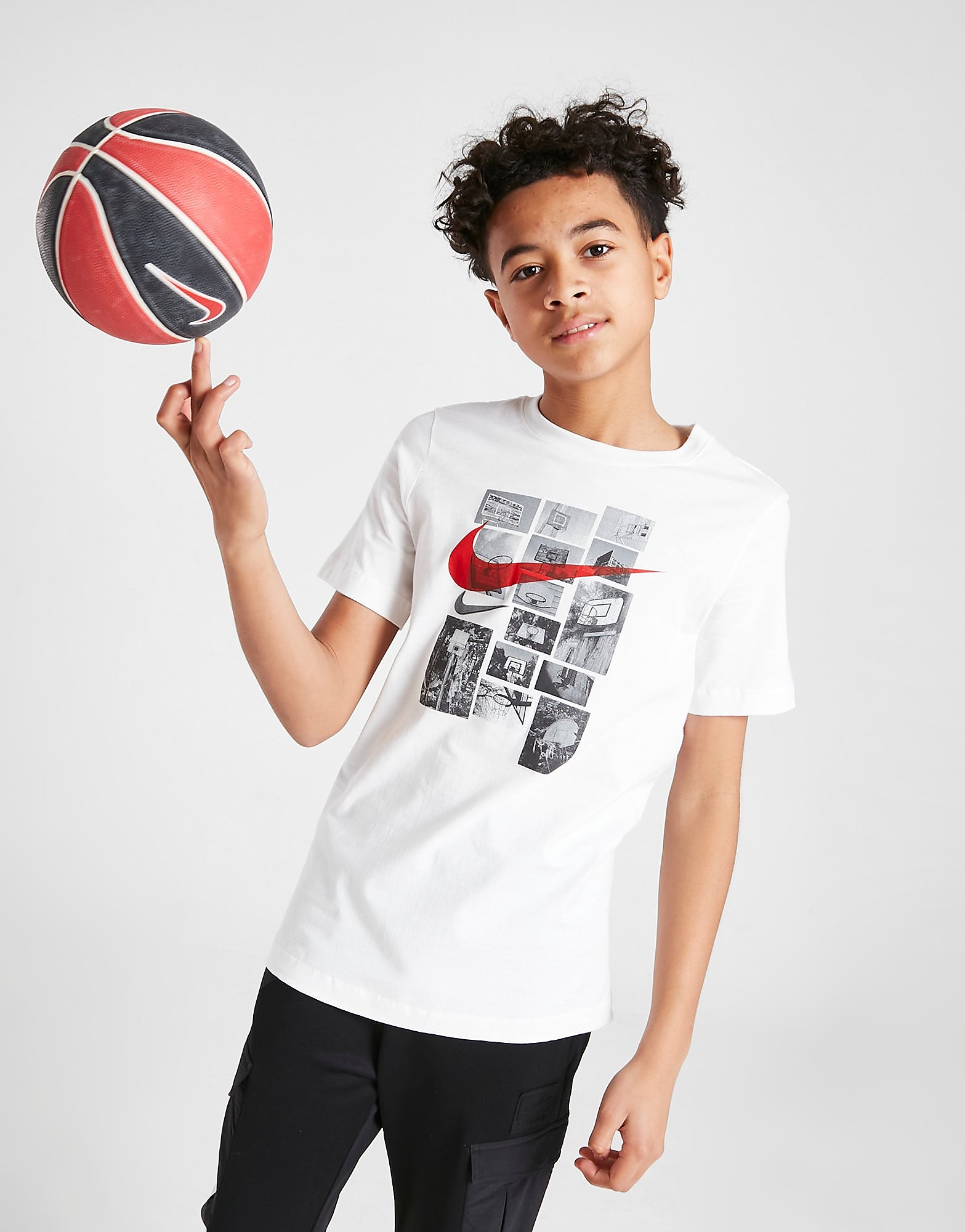 

Nike Basketball Photo T-Shirt Junior - White - Kids, White