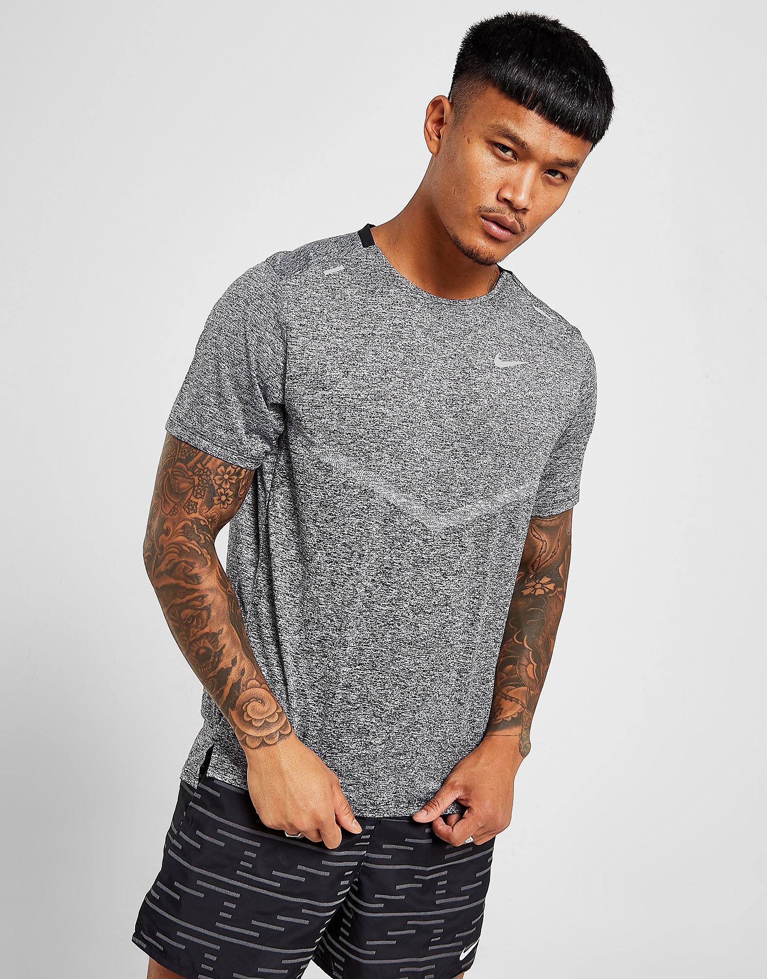 Nike T-Shirt Rise 365 - Cinzento - Mens, Cinzento