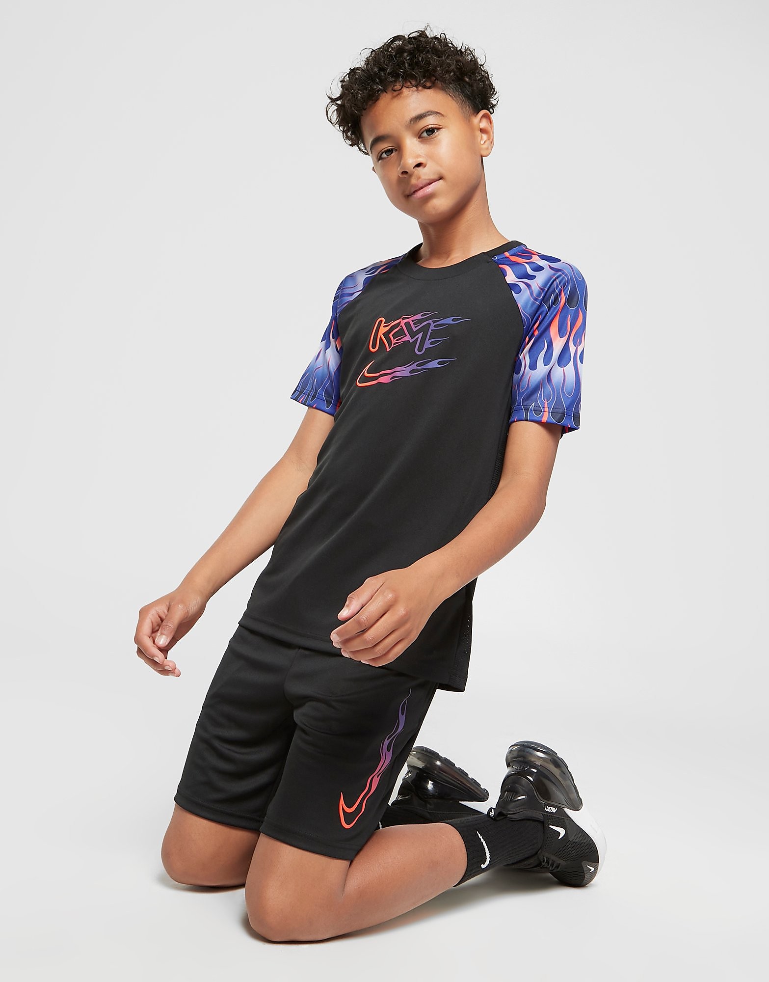 

Nike Kylian Mbappé Dri-FIT T-Shirt Junior - Black - Kids, Black