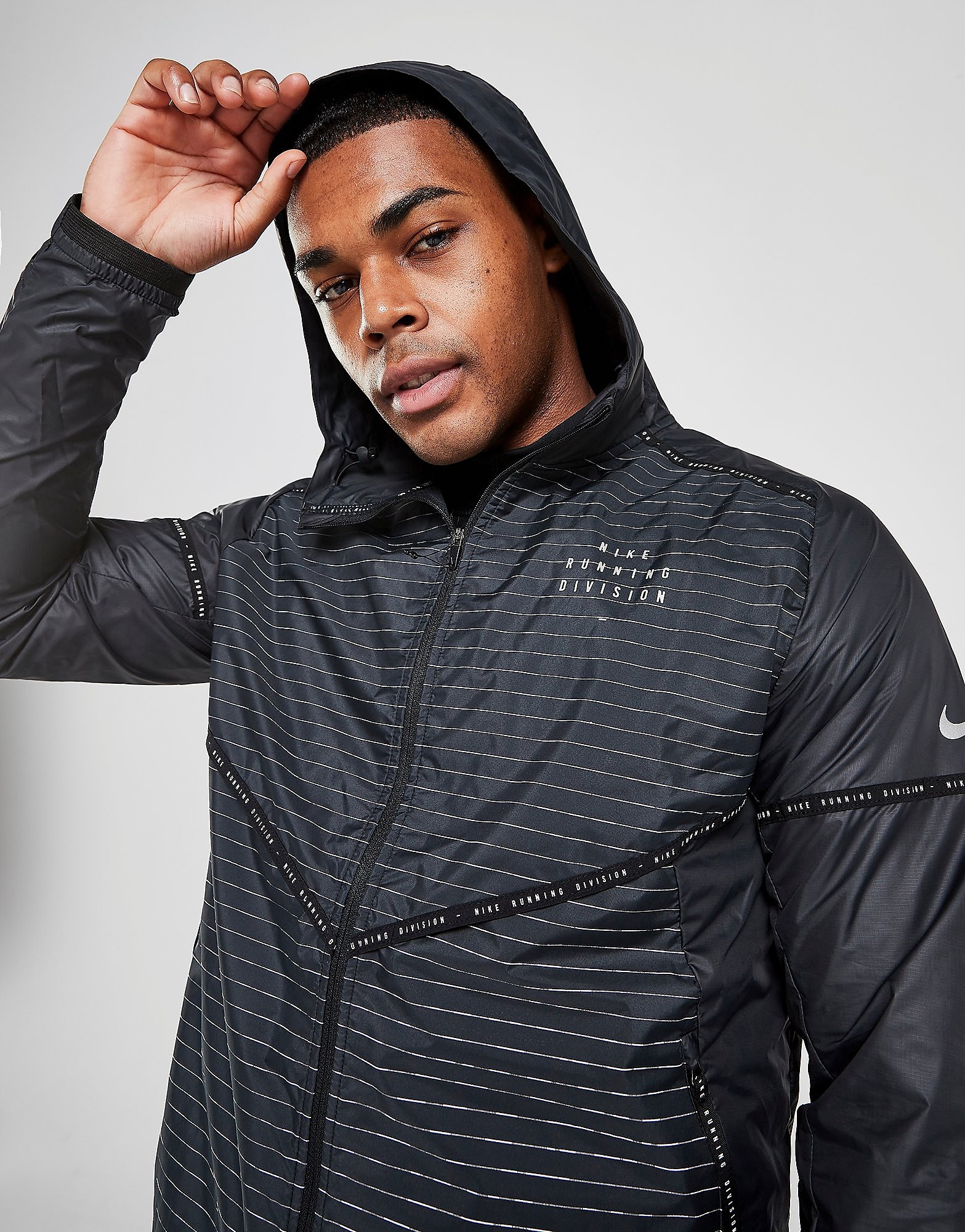 Nike Run Division Flash Jacket - Black - Mens, Black