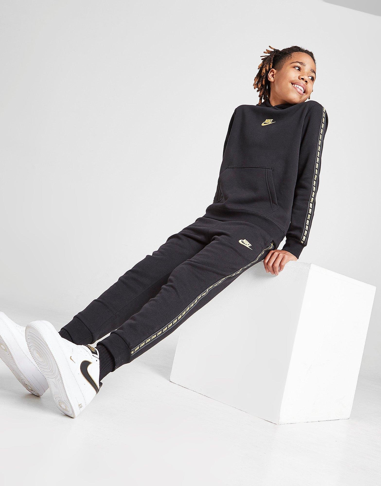Nike Tape Fleece Joggers Junior - Only at JD - Black - Kids, Black