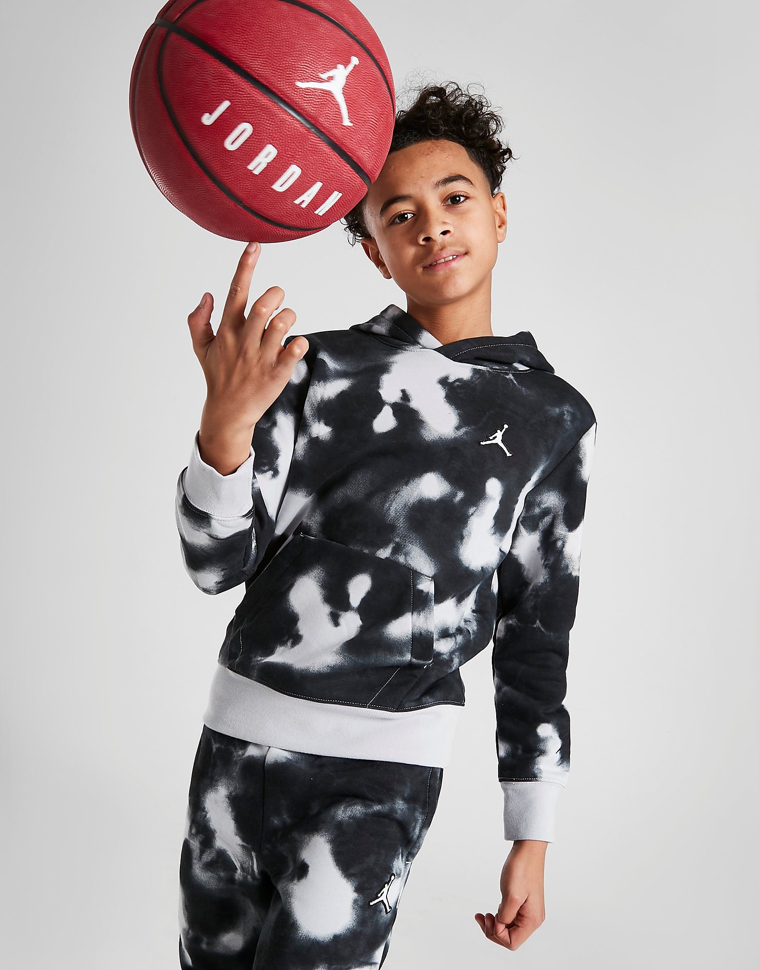 

Jordan Essential Printed Pullover Hoodie Junior - Grey - Kids, Grey