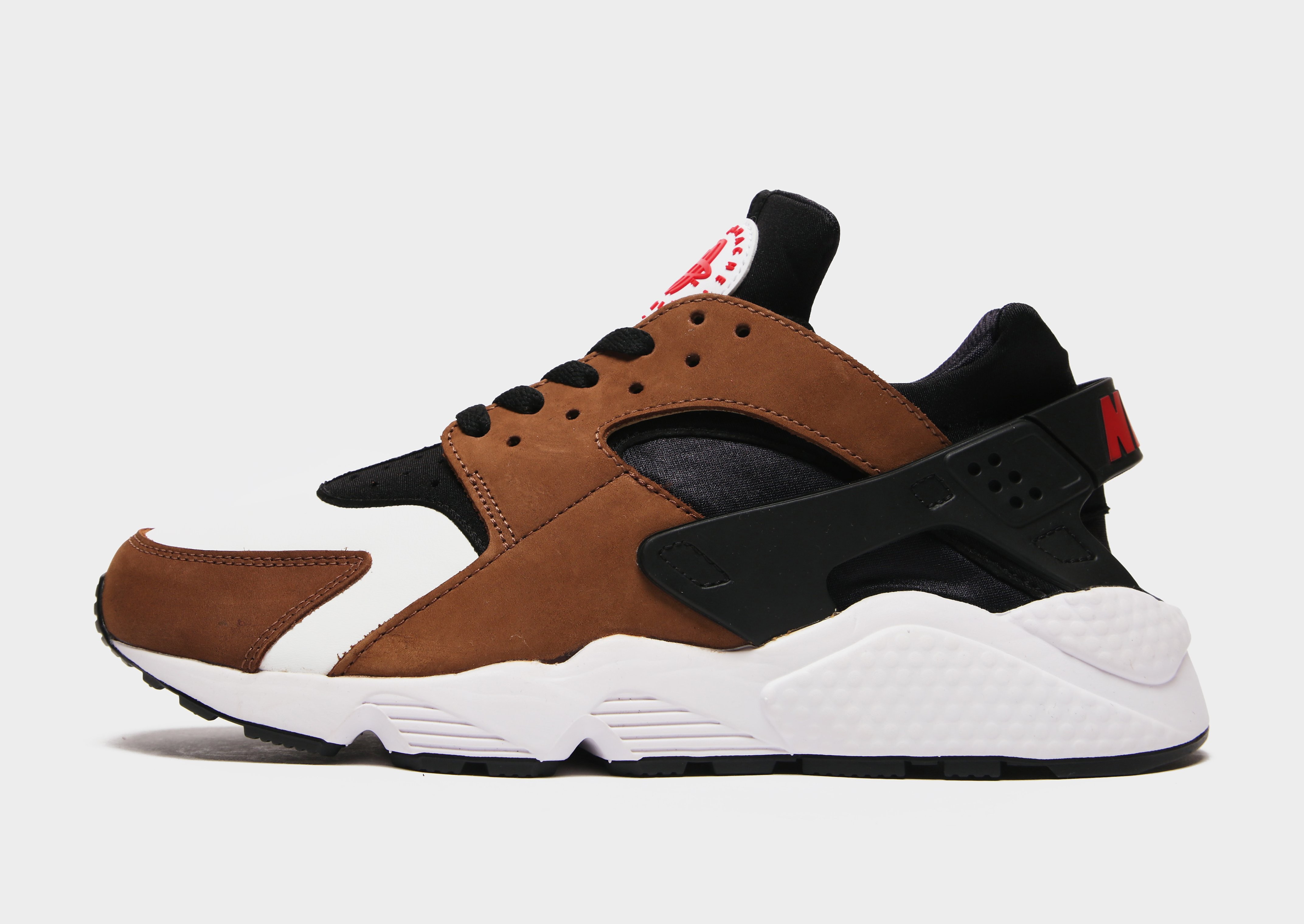 

Nike Air Huarache - Black/White/University Red/Bison/Brown - Mens, Black/White/University Red/Bison/Brown