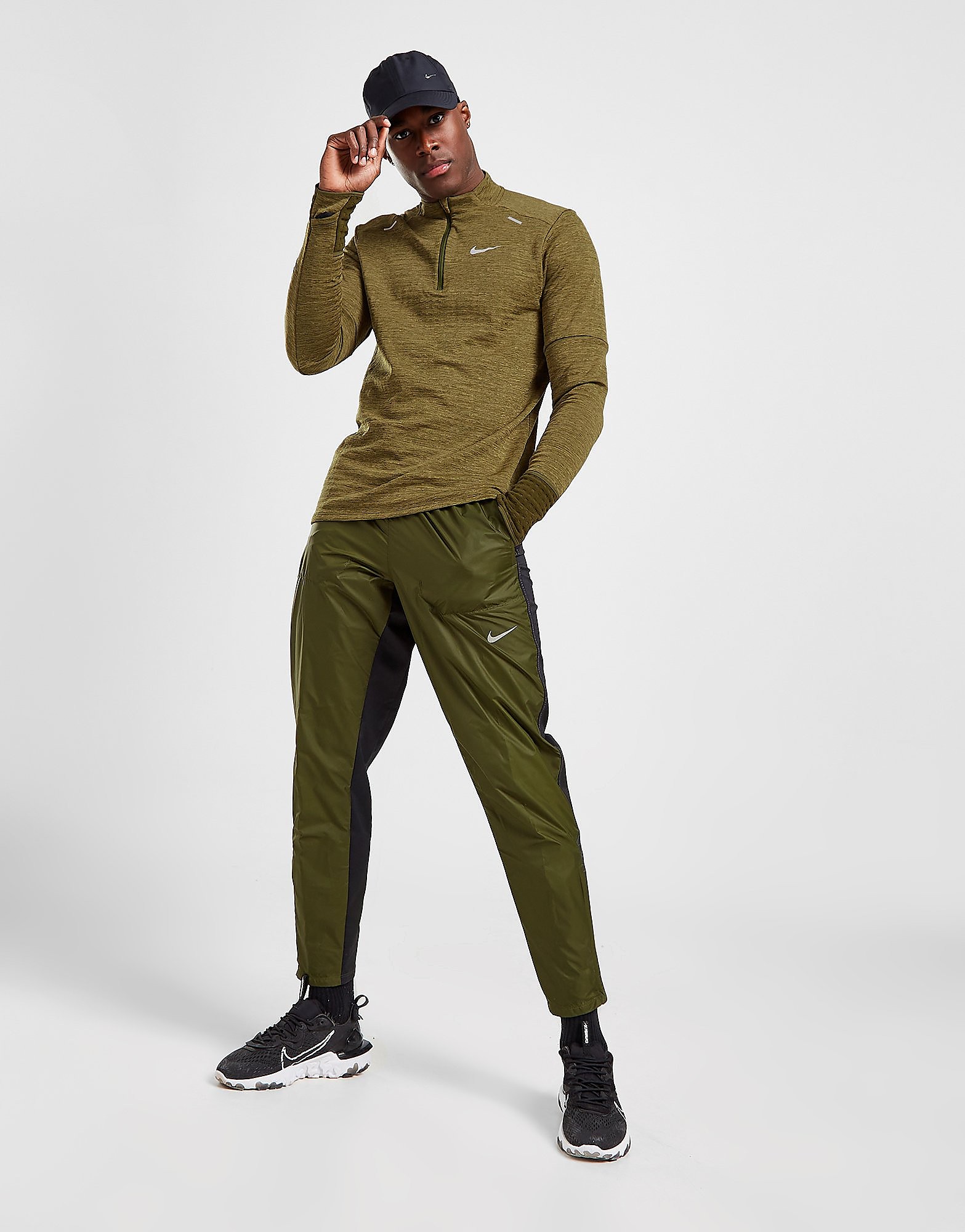 

Nike Run Division Phenom Elite Track Pants - Rough Green/Black - Mens, Rough Green/Black