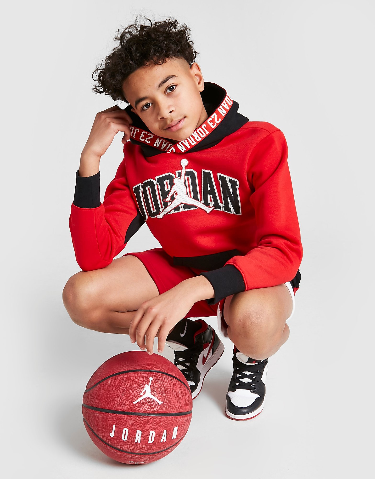 

Jordan Grail Gift Pullover Hoodie Junior - Red - Kids, Red