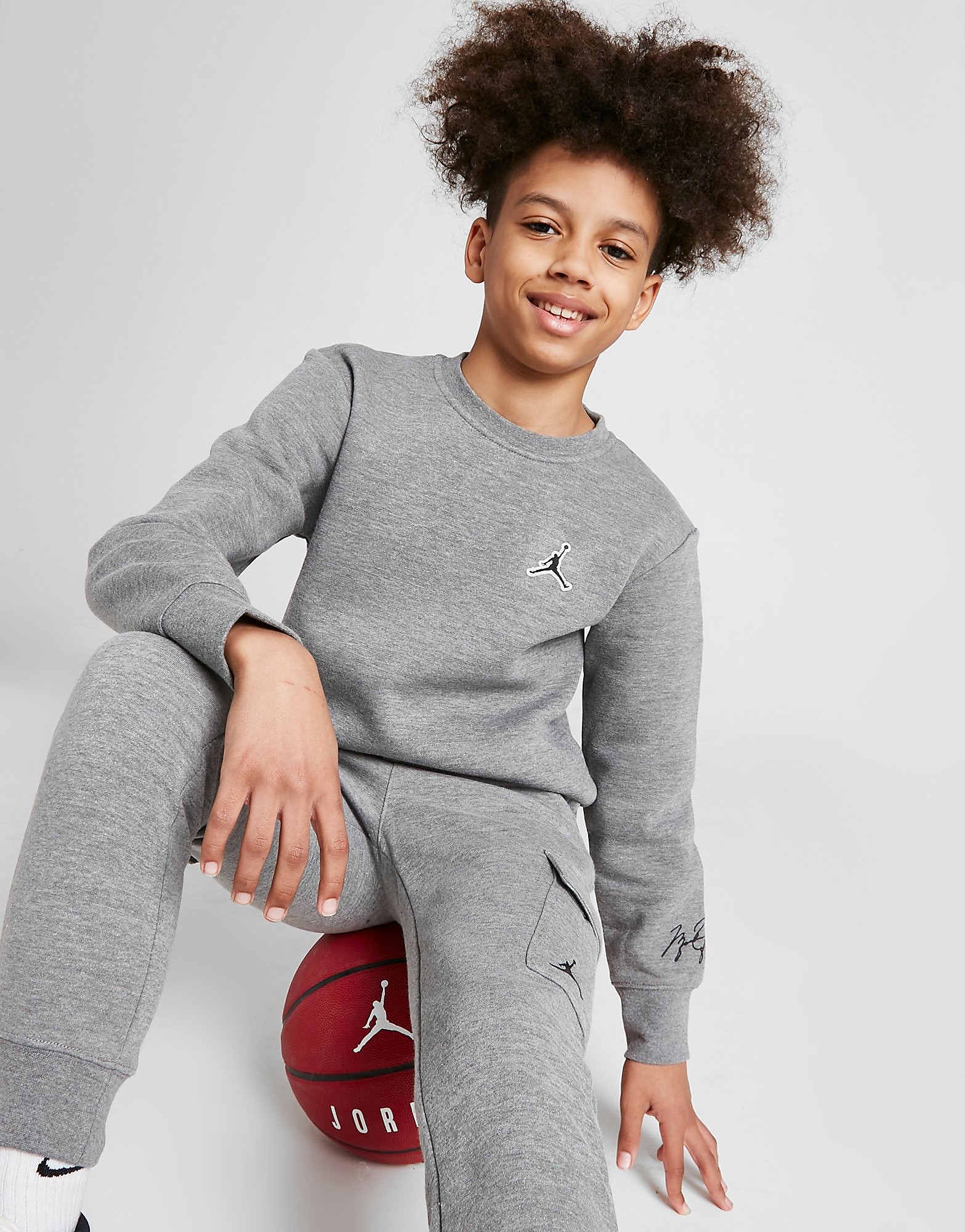 

Jordan Essential Jumpman Crew Sweatshirt Junior - Grey - Kids, Grey