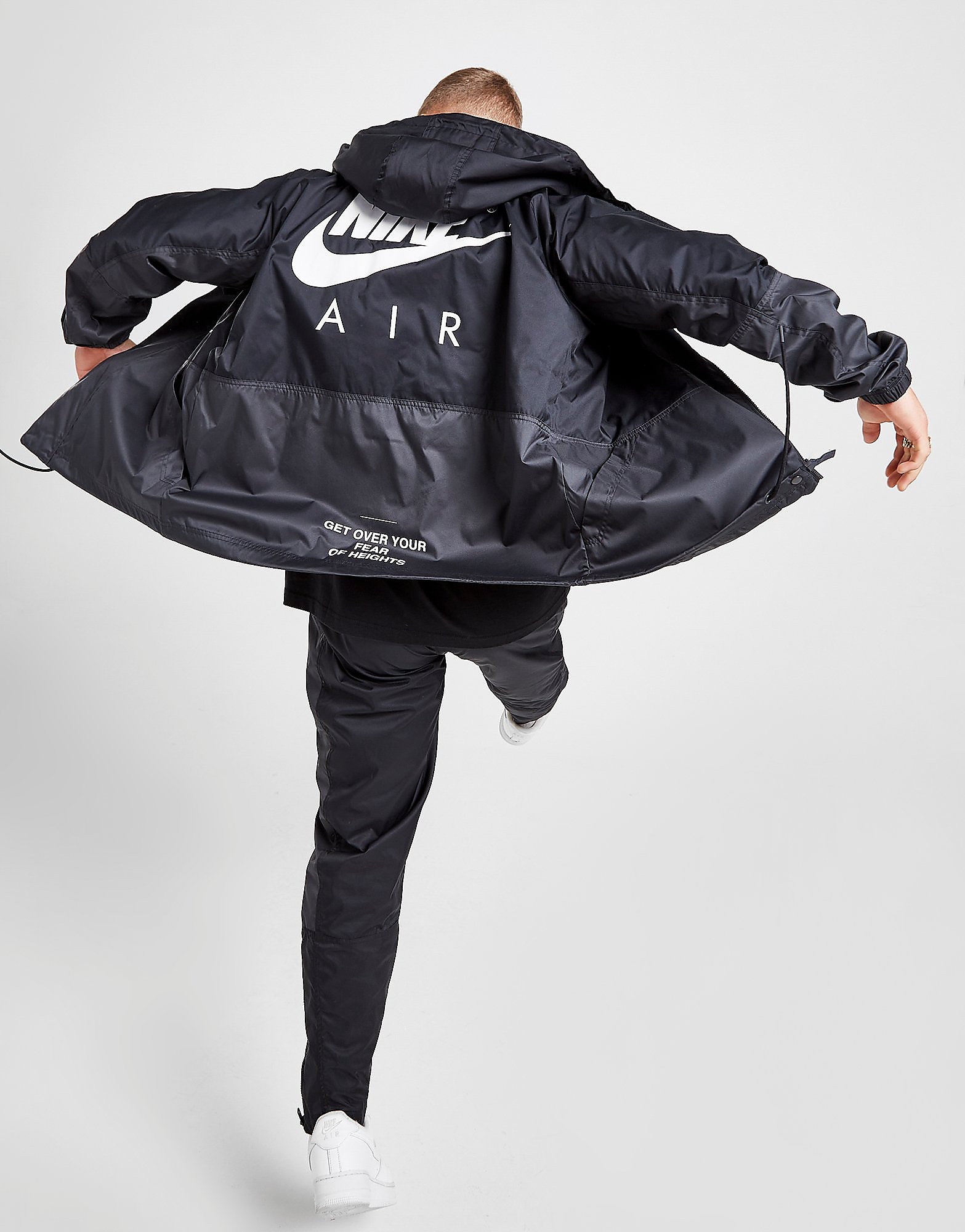 

Nike Air Woven Jacket - Black/Anthracite/White - Mens, Black/Anthracite/White