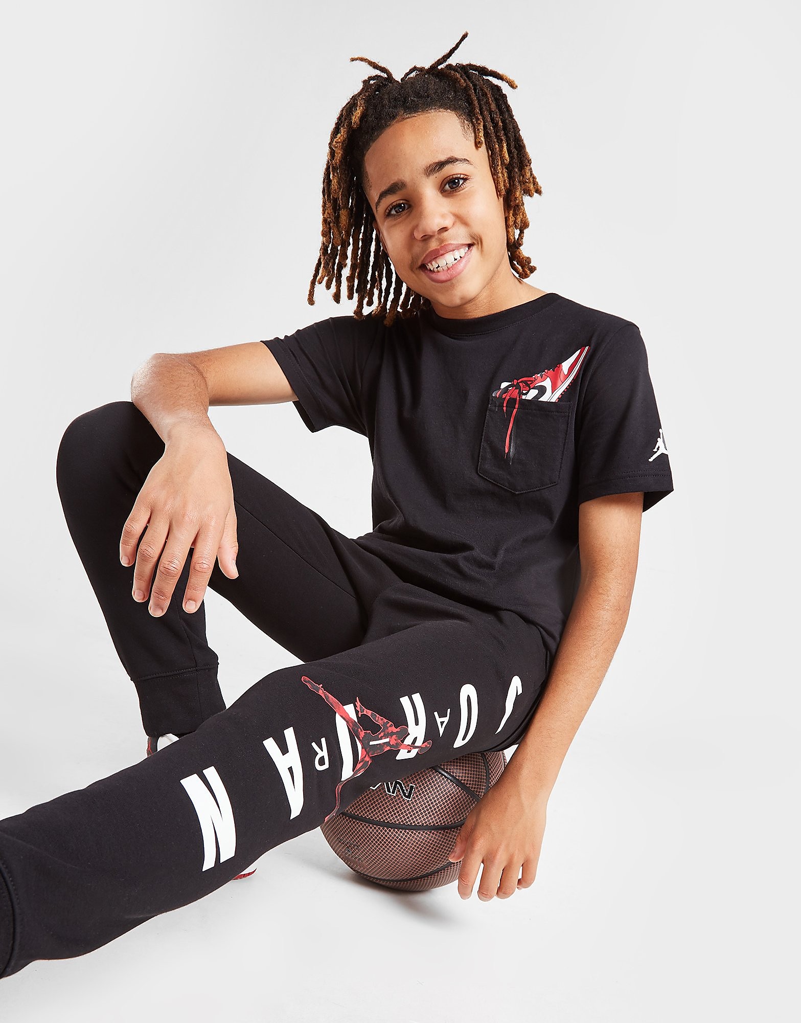 

Jordan Air 1 Pocket T-Shirt Junior - Black - Kids, Black