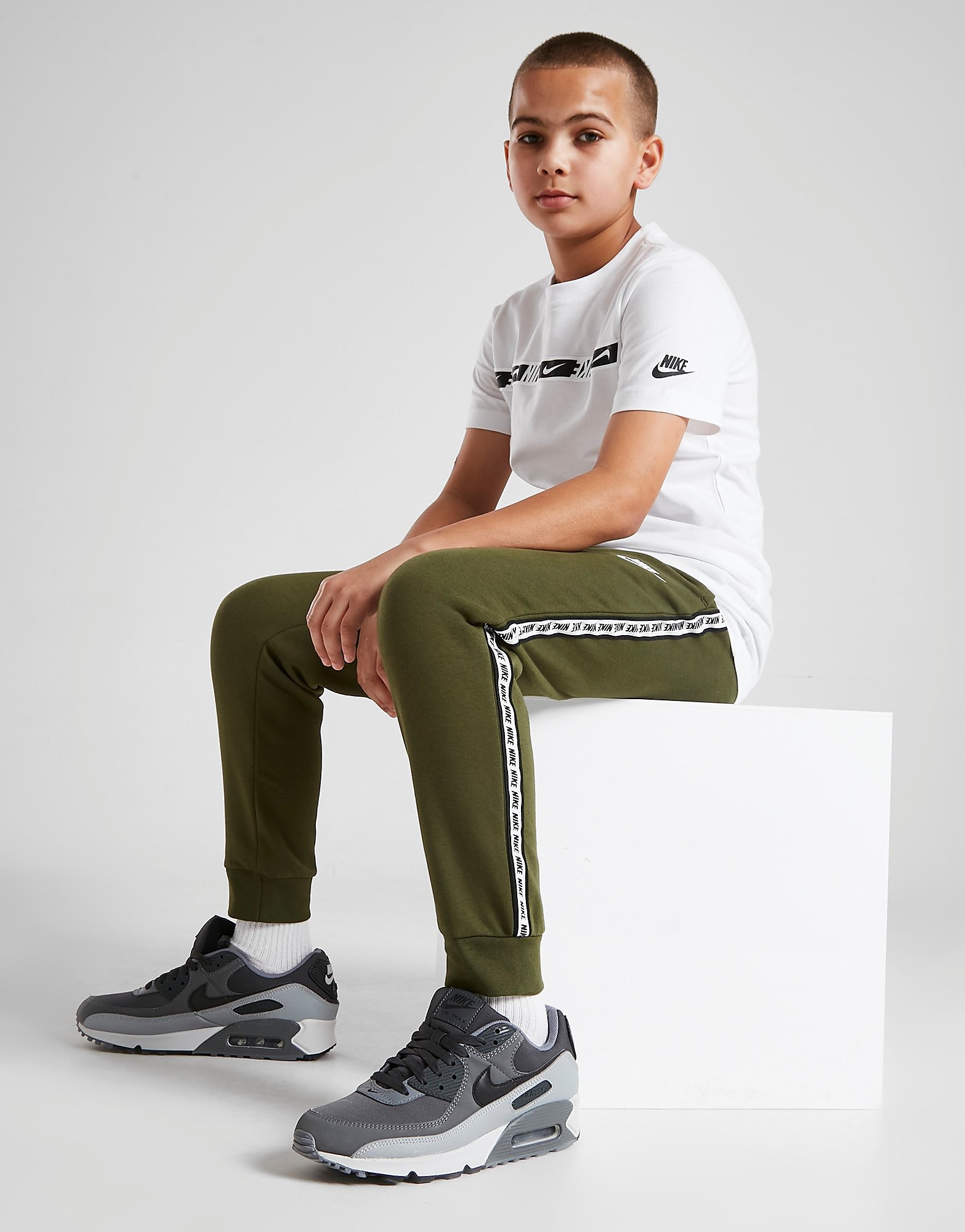 

Nike Tape Fleece Joggers Junior - Green - Kids, Green