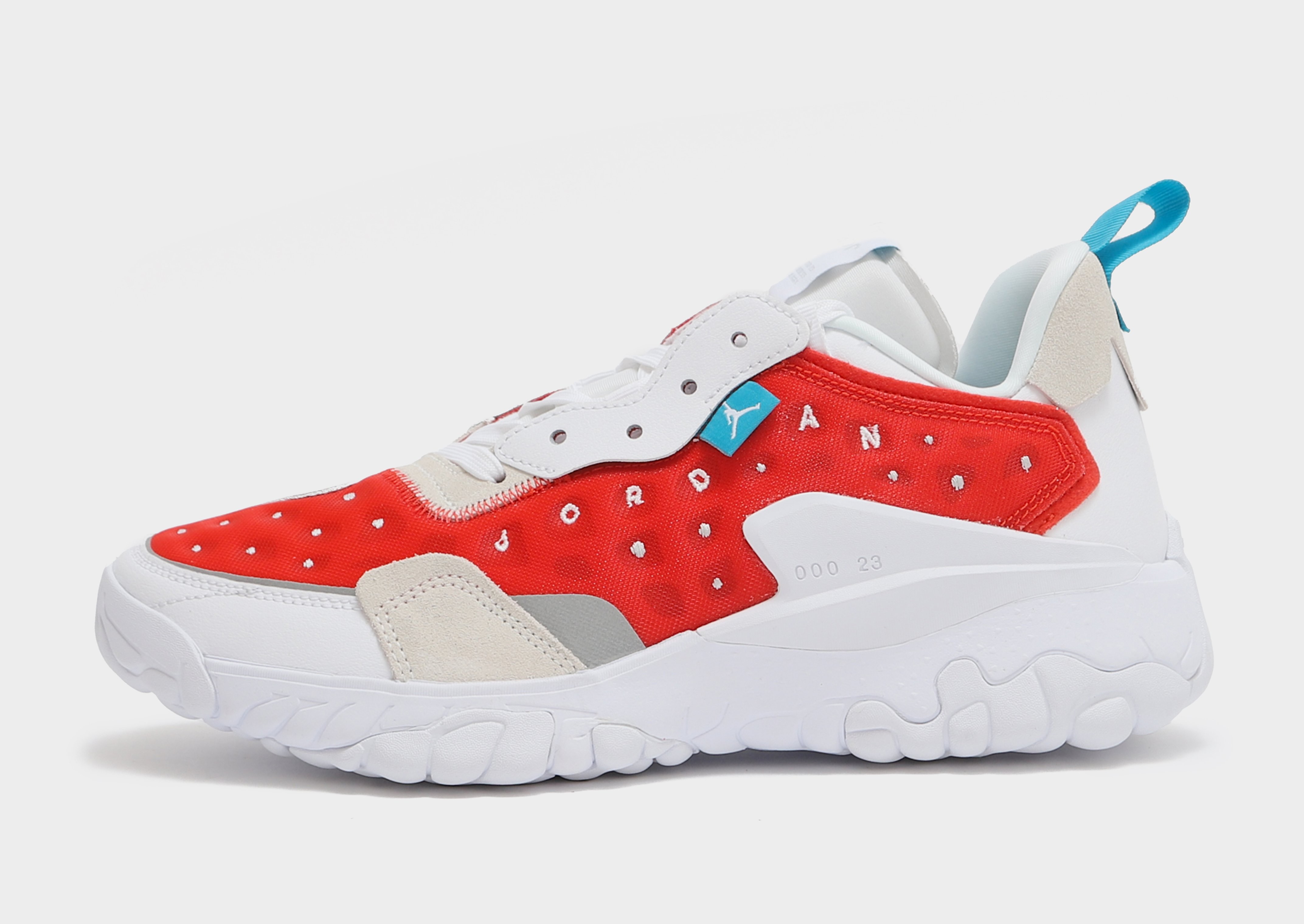 Jordan Delta 2 - Chile Red/Grey Fog/White - Mens, Chile Red/Grey Fog/White