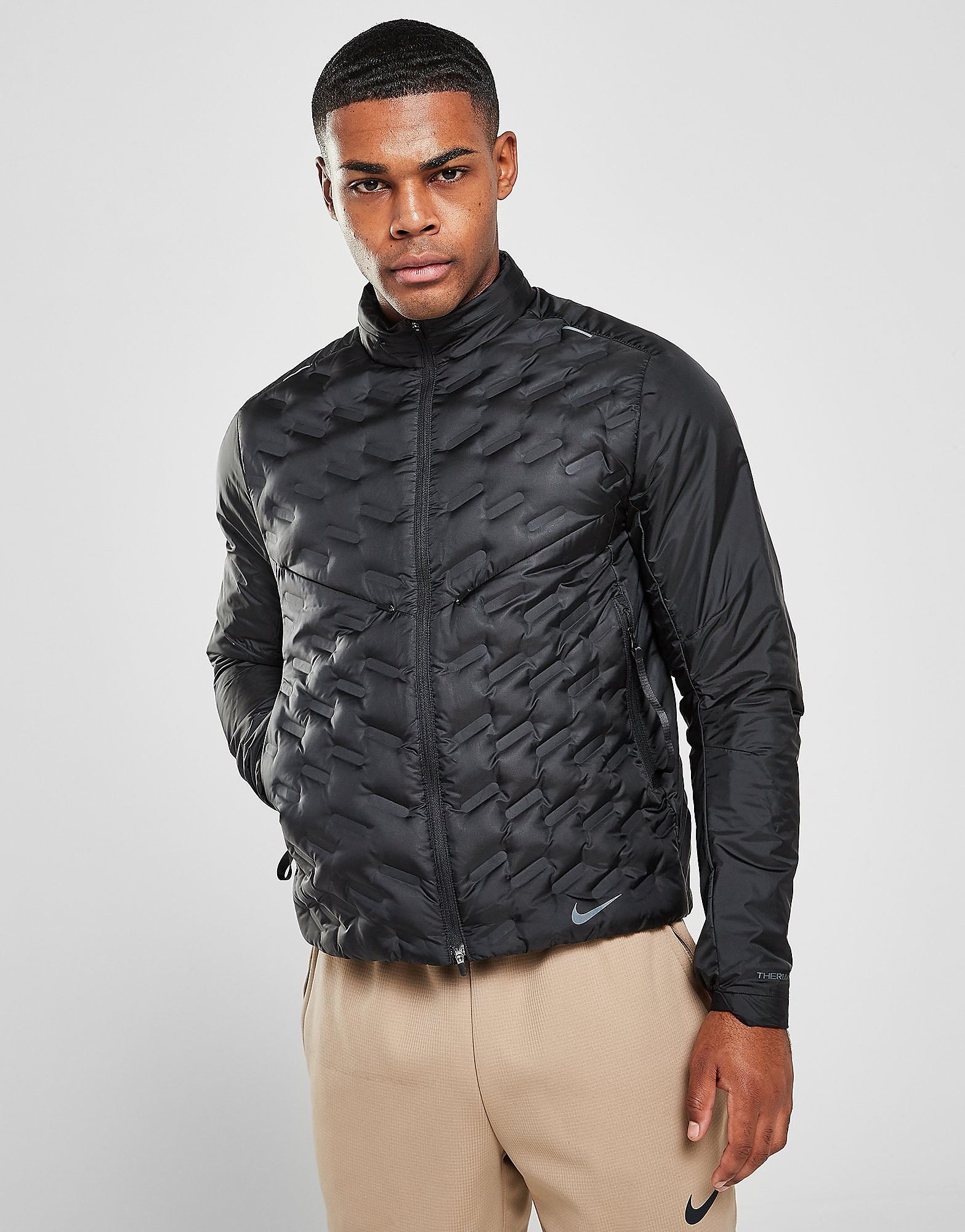 

Nike Running Aeroloft Down Jacket - Black - Mens, Black