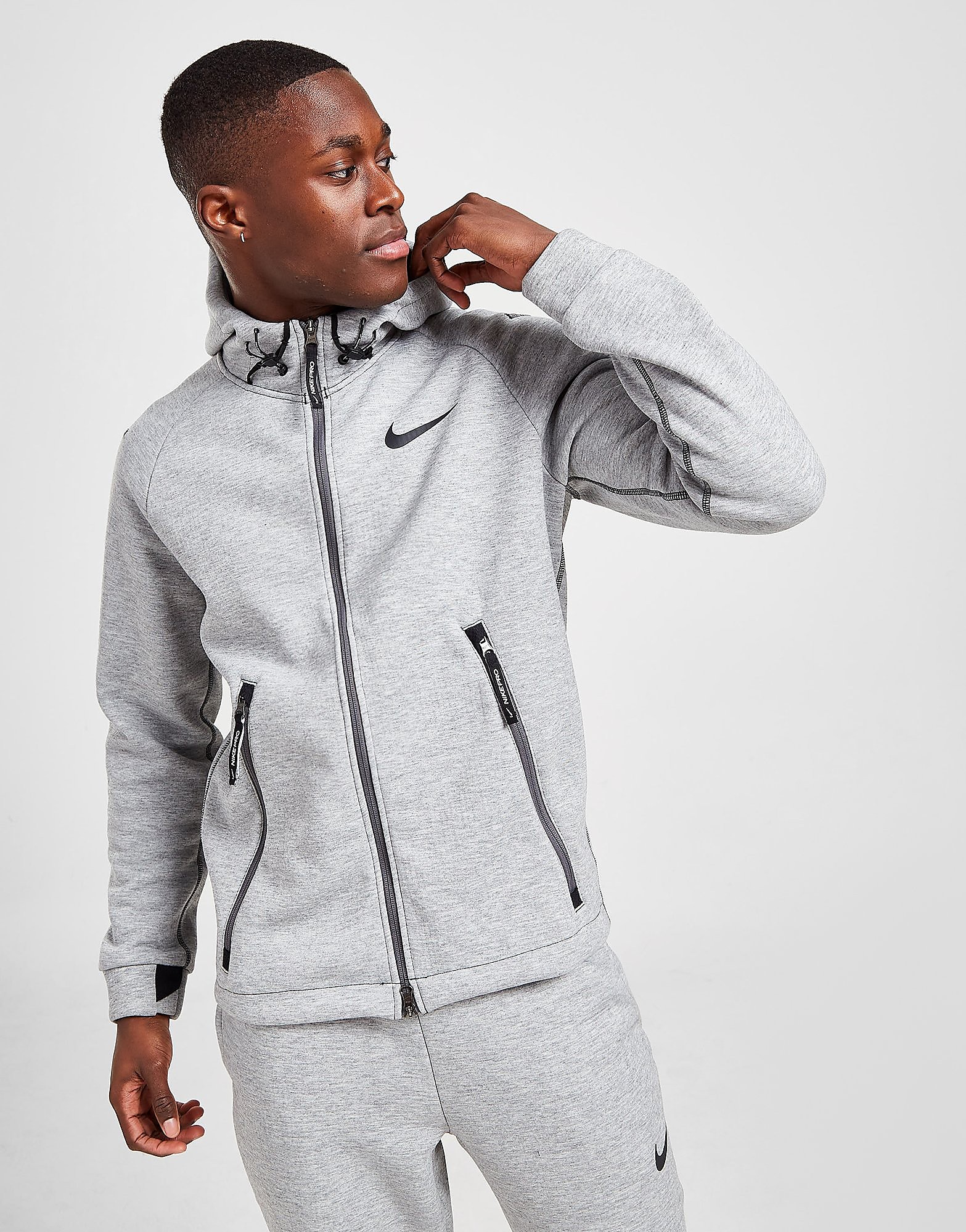 

Nike Pro Sphere Therma-FIT Full Zip Hoodie - Iron Grey/Pure/Iron Grey/Black - Mens, Iron Grey/Pure/Iron Grey/Black