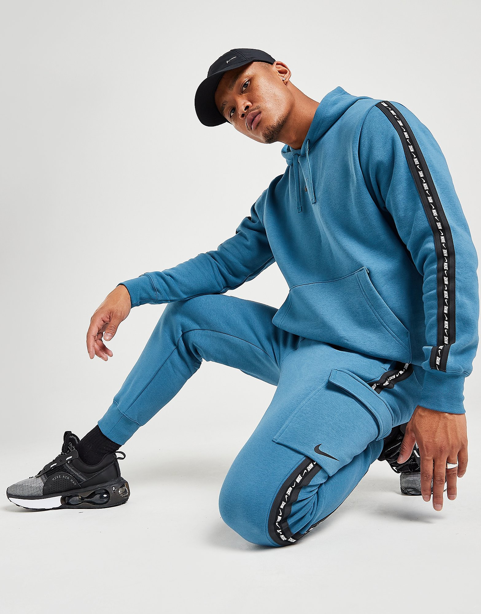 

Nike Tape Cargo Joggers - Blue - Mens, Blue