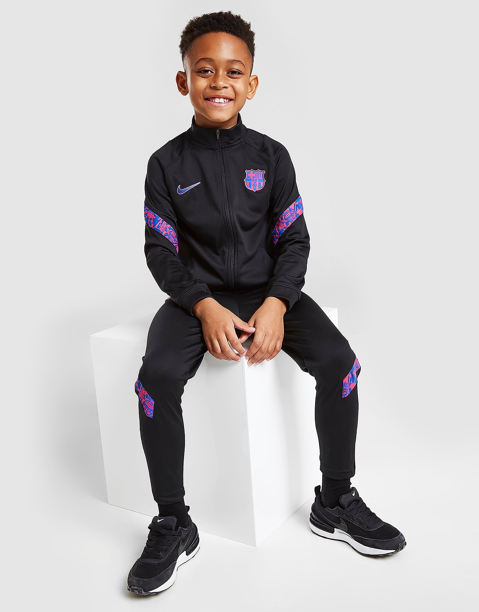 

Nike FC Barcelona Strike Tracksuit Children - Black - Kids, Black