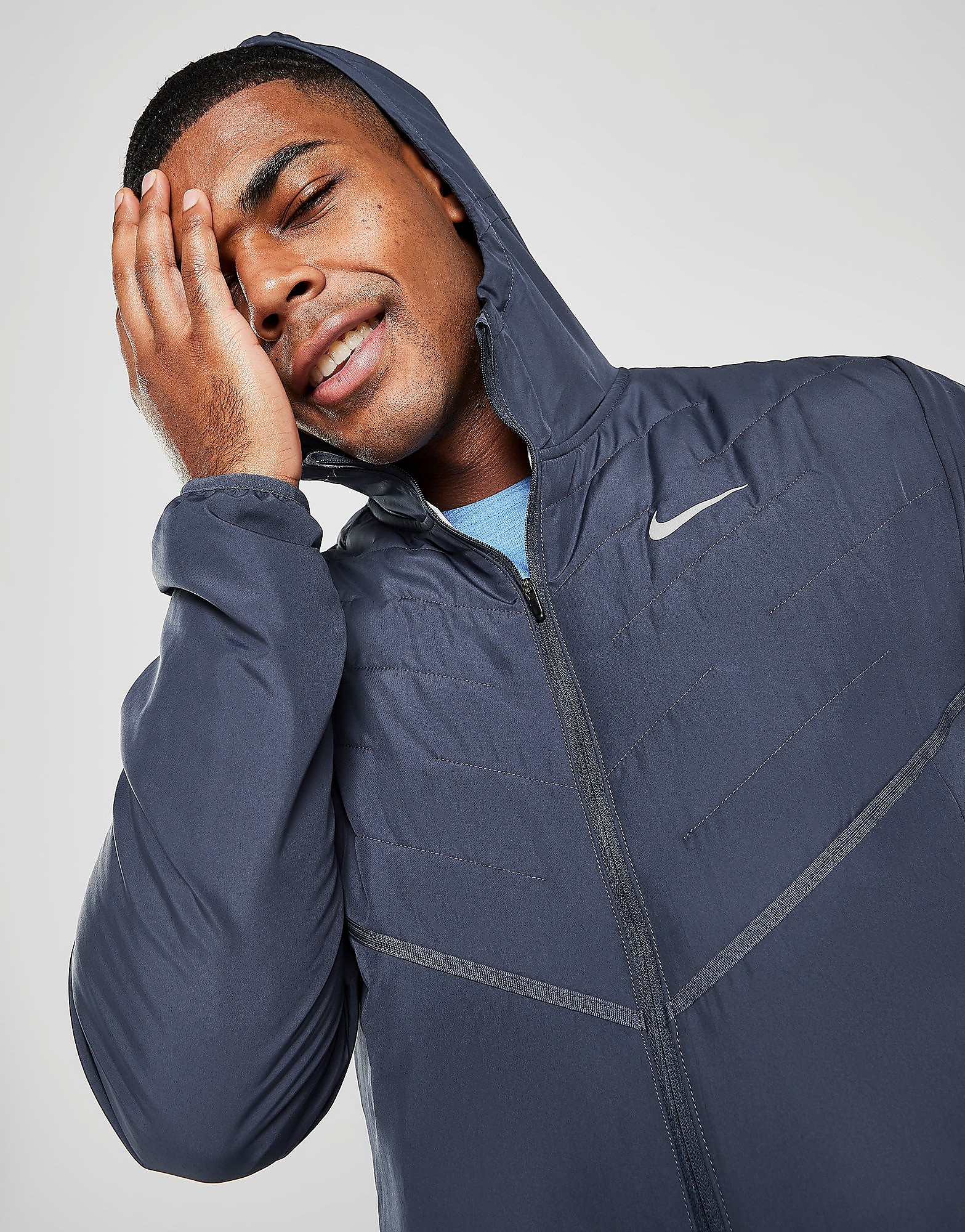 

Nike Aerolayer Synthetic Jacket - Blue - Mens, Blue