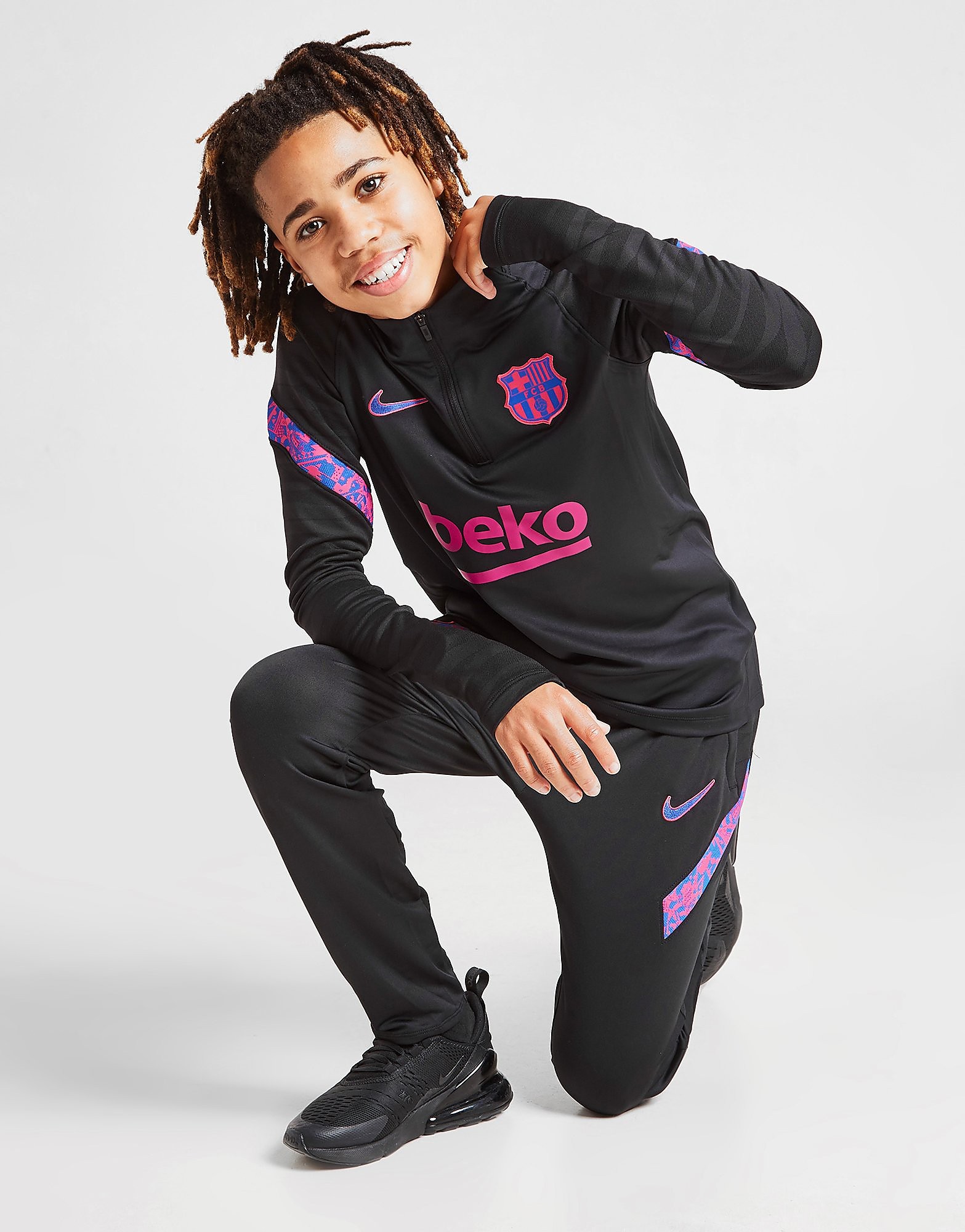

Nike FC Barcelona Strike Drill Top Junior - Black - Kids, Black