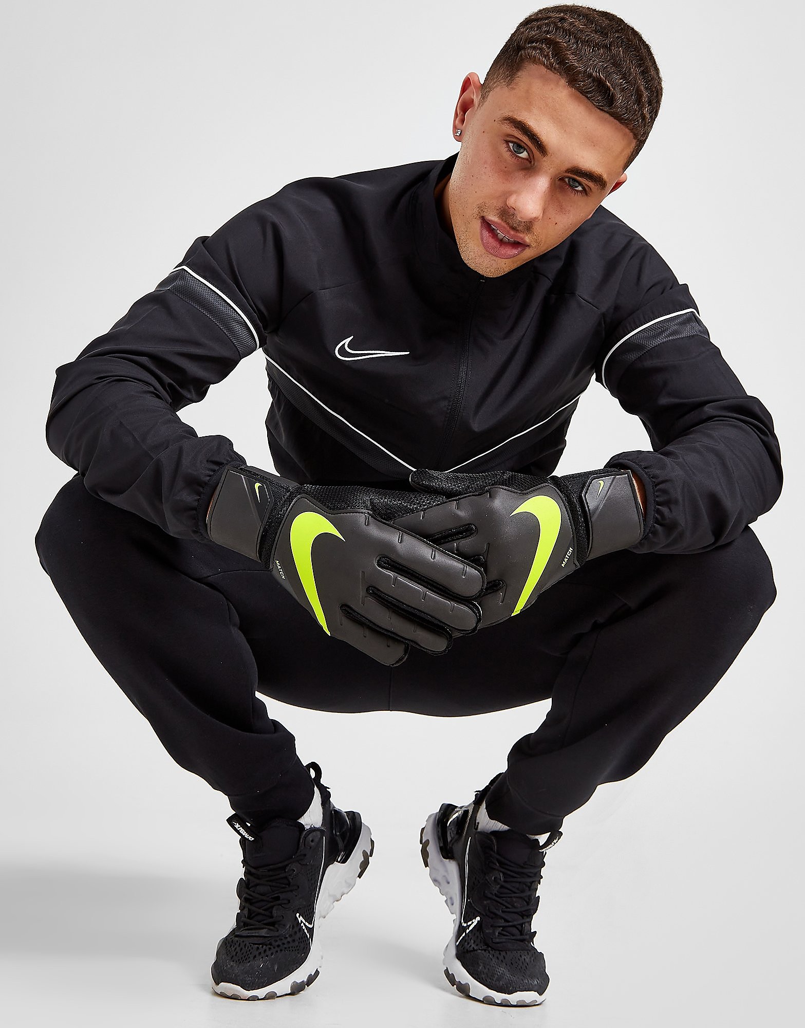 

Nike Goalkeeper Match Gloves - Black - Mens, Black