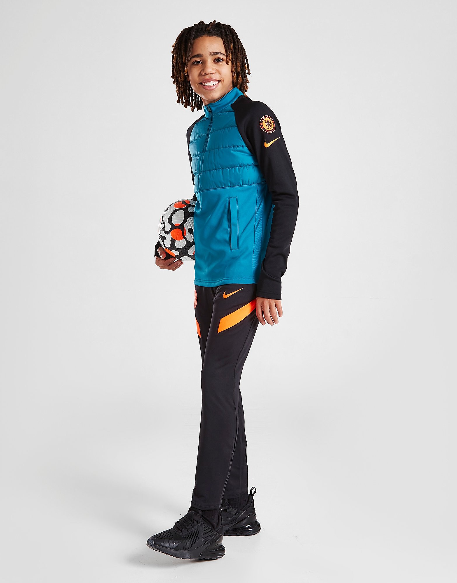 

Nike Chelsea FC Academy Winter Warrior Drill Top Junior - Blue - Kids, Blue