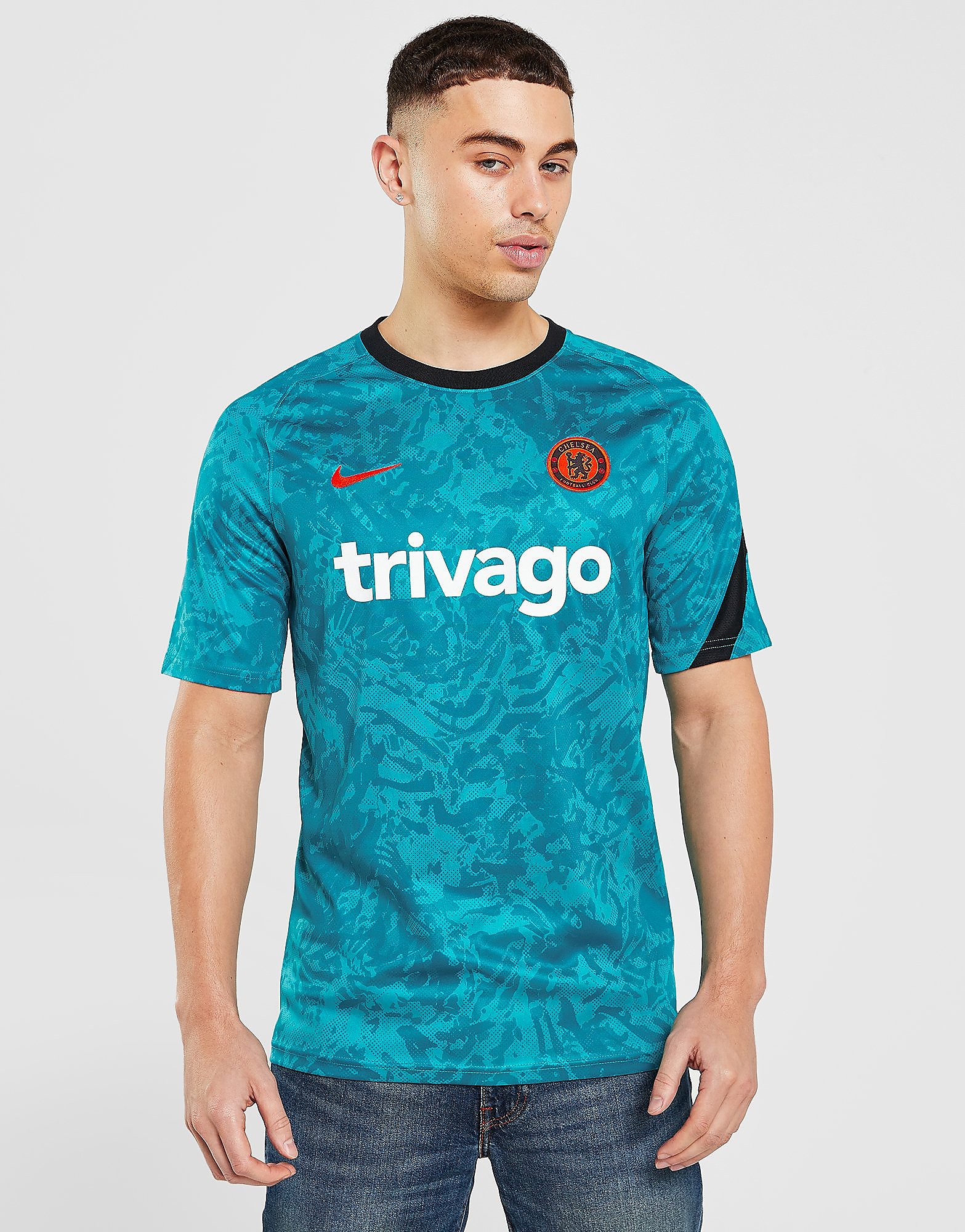 

Nike Chelsea FC Champions League Pre-Match Shirt - Blue - Mens, Blue